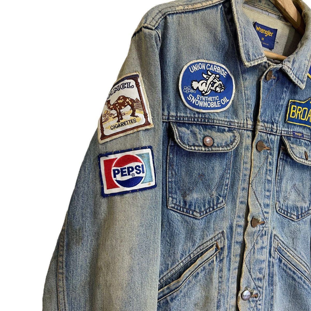 Wrangler Vintage Wrangler Pachwork Trucker Denim Jacket Size US M / EU 48-50 / 2 - 7 Thumbnail