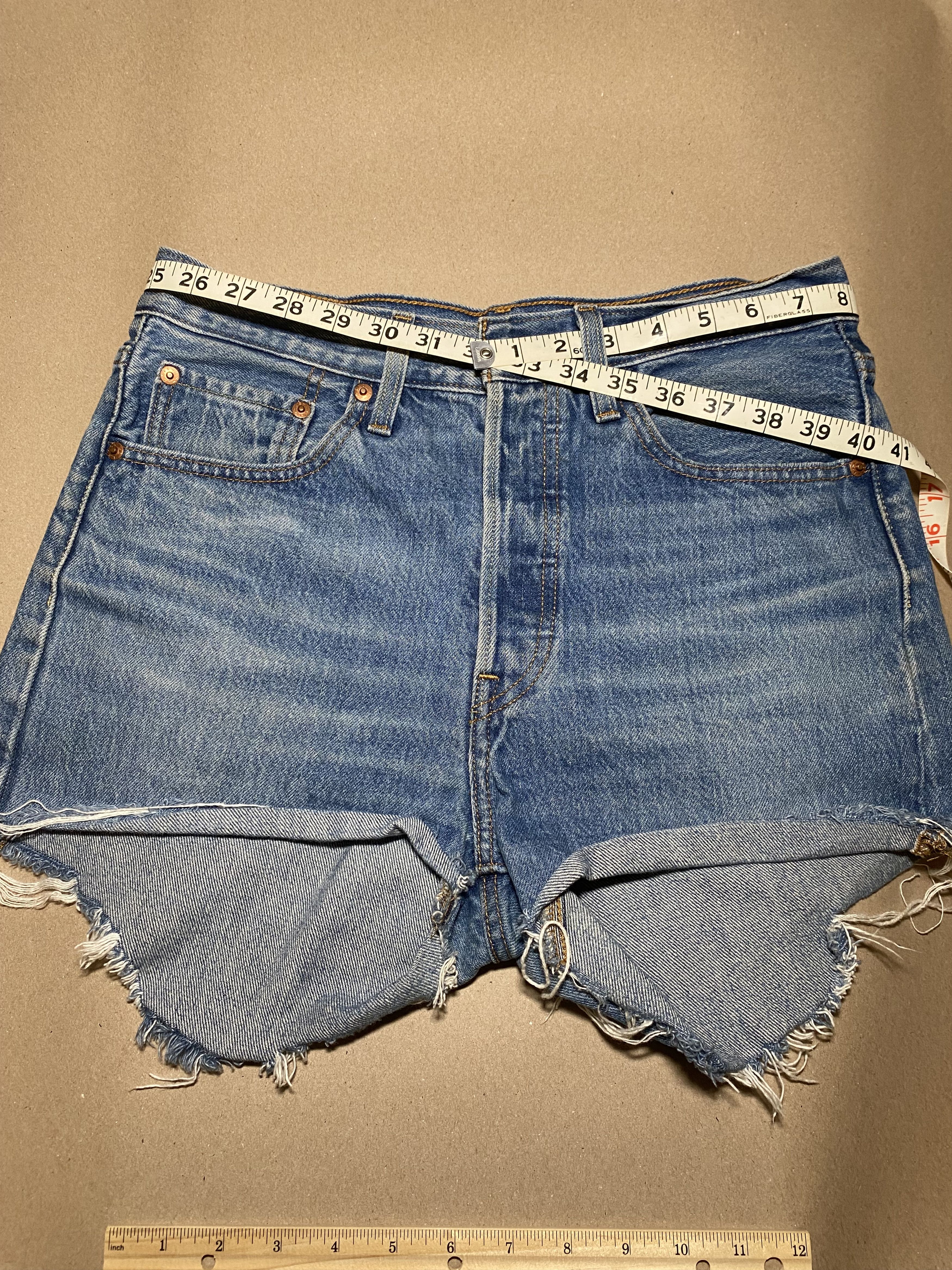 Levi's × Levi's Made & Crafted Levi’s 501 S CutOff Shorts w/ Button Fly Front Sz 28 Size 28" / US 6 / IT 42 - 1 Thumbnail