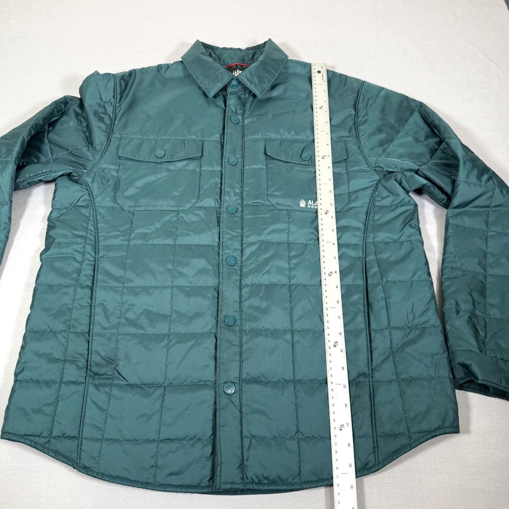 Vintage Alaskan Hardgear Jacket Mens L Green Quilted 3M Thinsulate Snap Shirt Puffer Size US L / EU 52-54 / 3 - 5 Thumbnail