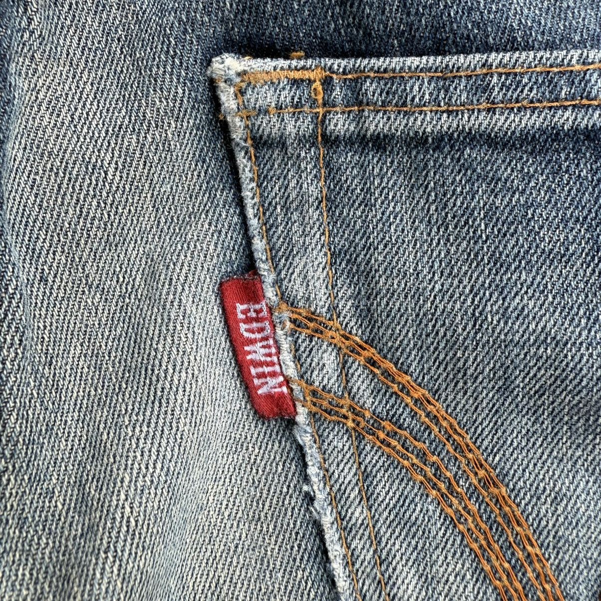 Edwin VINTAGE EDWIN MUD WASHER FADED JEAN DENIM PANTS Size US 35 - 12 Thumbnail