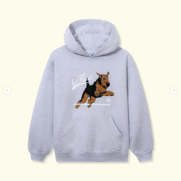 image of Golf Le Fleur Daryl Hoodie in Grey, Men's (Size XS)