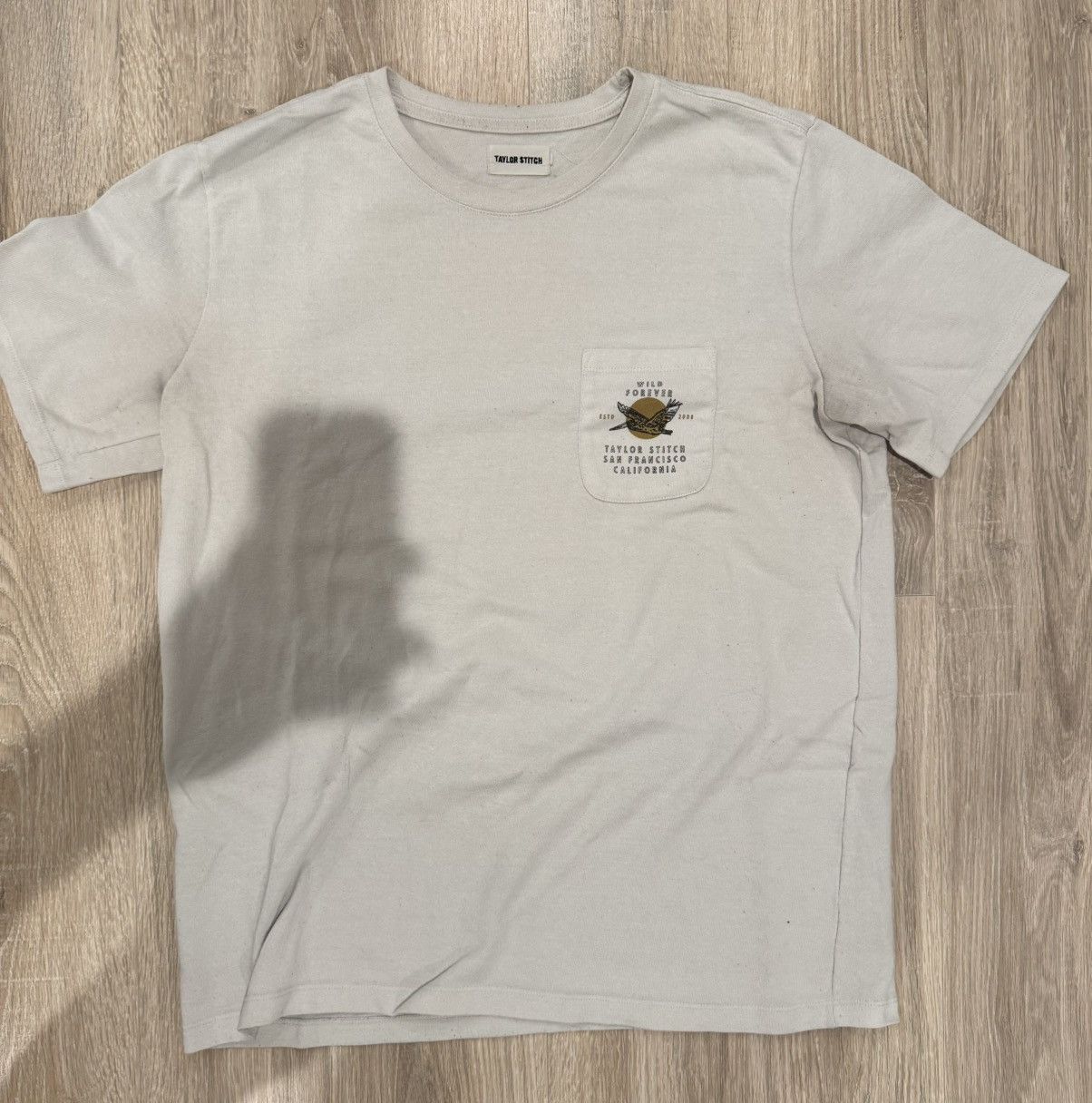 Taylor Stitch Heavy Bag tee - natural - 44 (XL) Size US XL / EU 56 / 4 - 1 Thumbnail