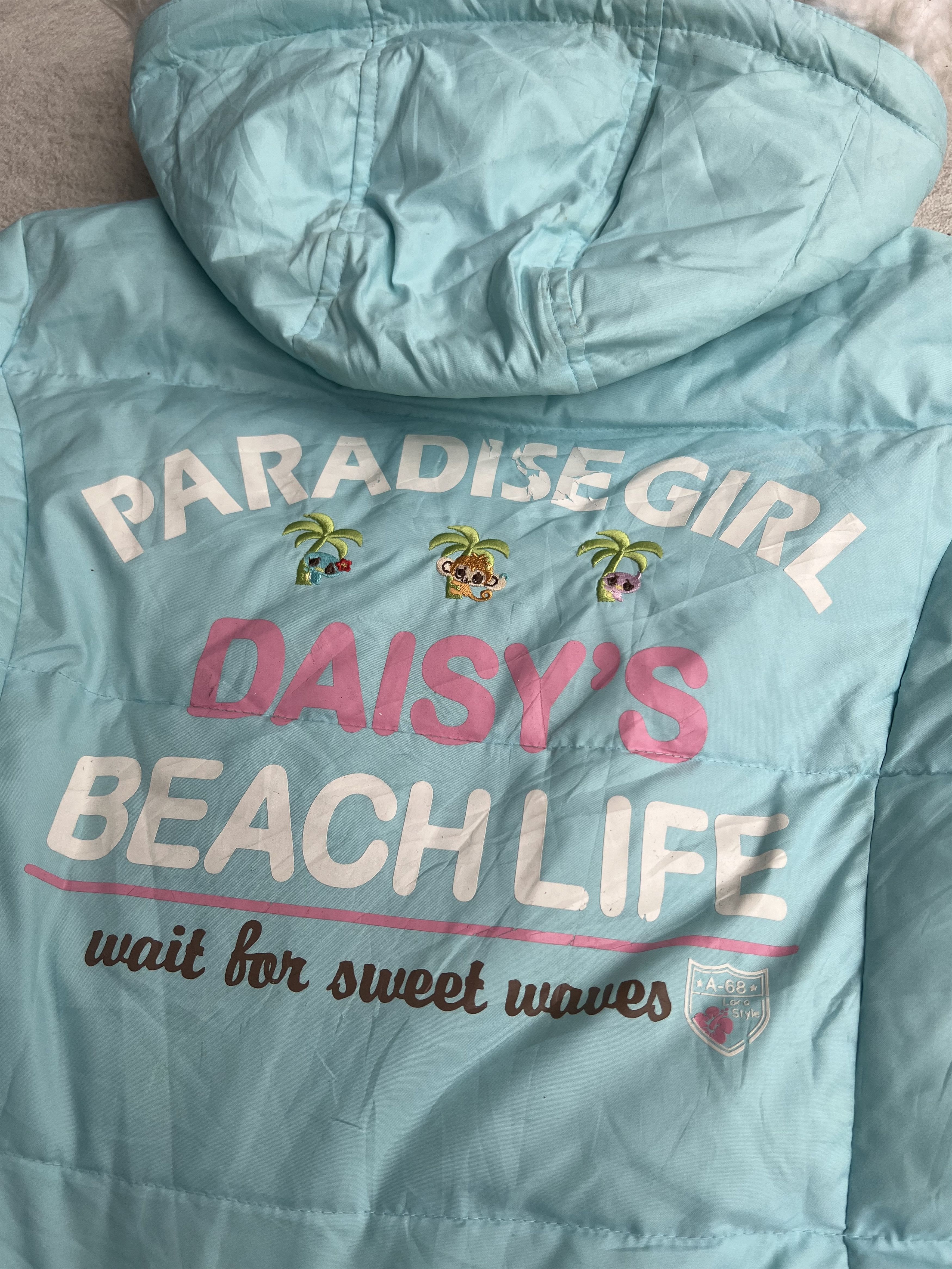 Angel Blue 2000s Daisy Lover Hysteric Poem Cute Down Fur y2k Lgb Ifsix Size US M / EU 48-50 / 2 - 3 Thumbnail