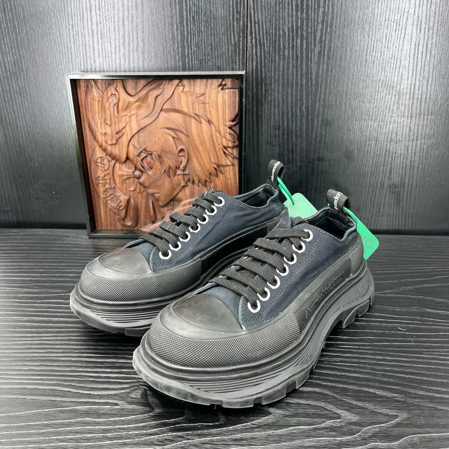 Alexander McQueen Alexander McQueen black Martin boots 37.5 original box Size US 7 / IT 37 - 1 Thumbnail