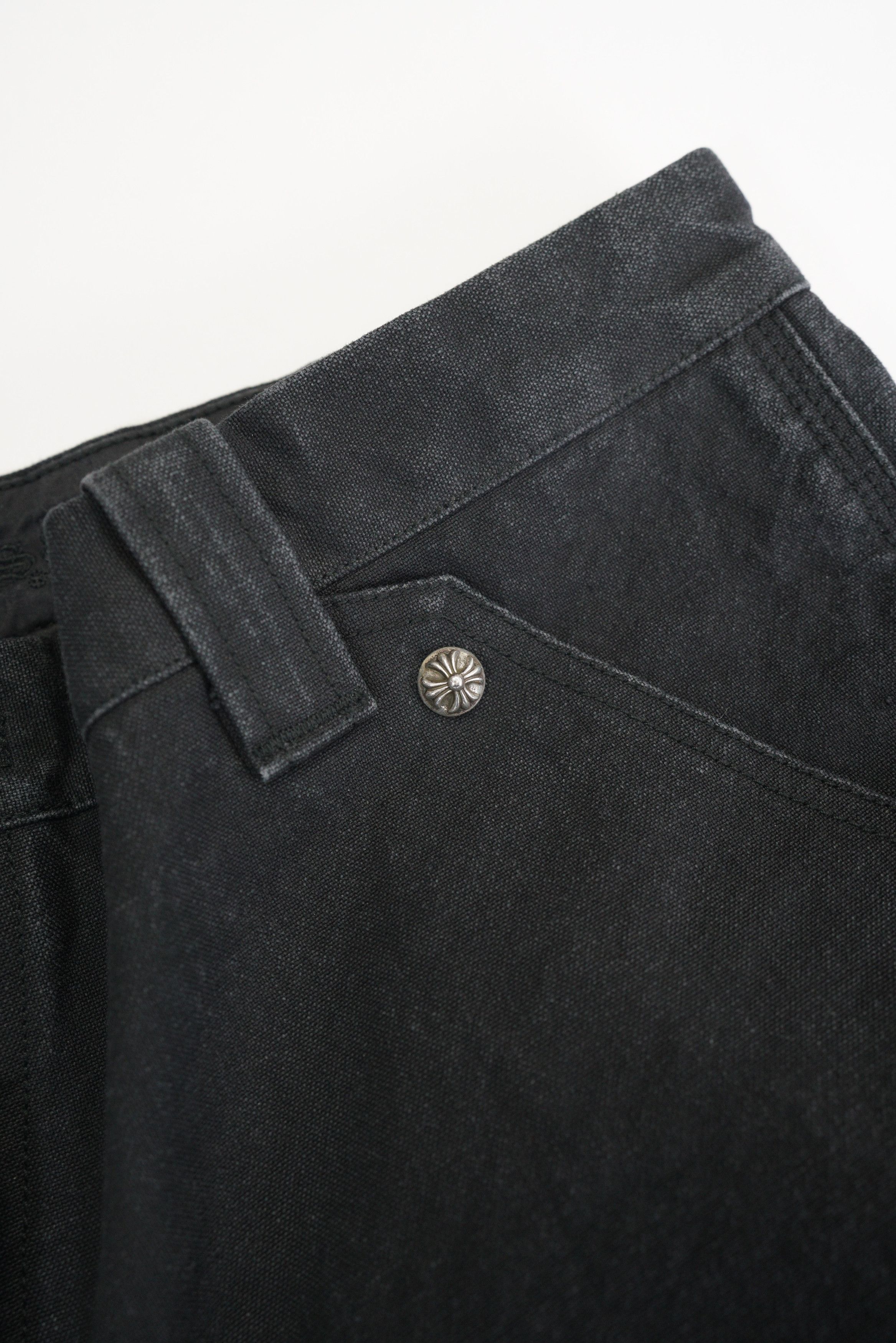 Chrome Hearts Chrome Hearts Black Leather Cross Patch Carpenter Shorts Size US 36 / EU 52 - 13 Thumbnail