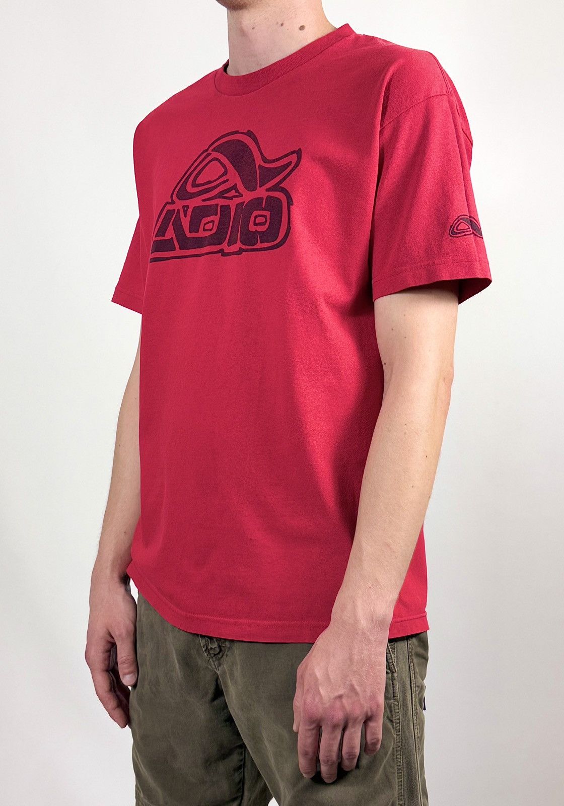 Santa Cruz Skateboards × Vintage 90s Vintage Adio Big Logo Faded T-Shirt Tee Y2k Size US L / EU 52-54 / 3 - 3 Thumbnail