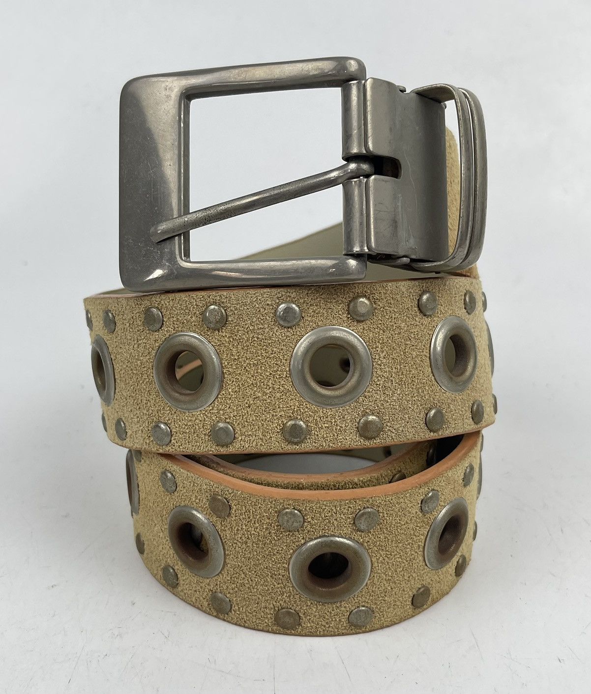 Japanese Brand studded belt tc27 Size 36 - 1 Thumbnail