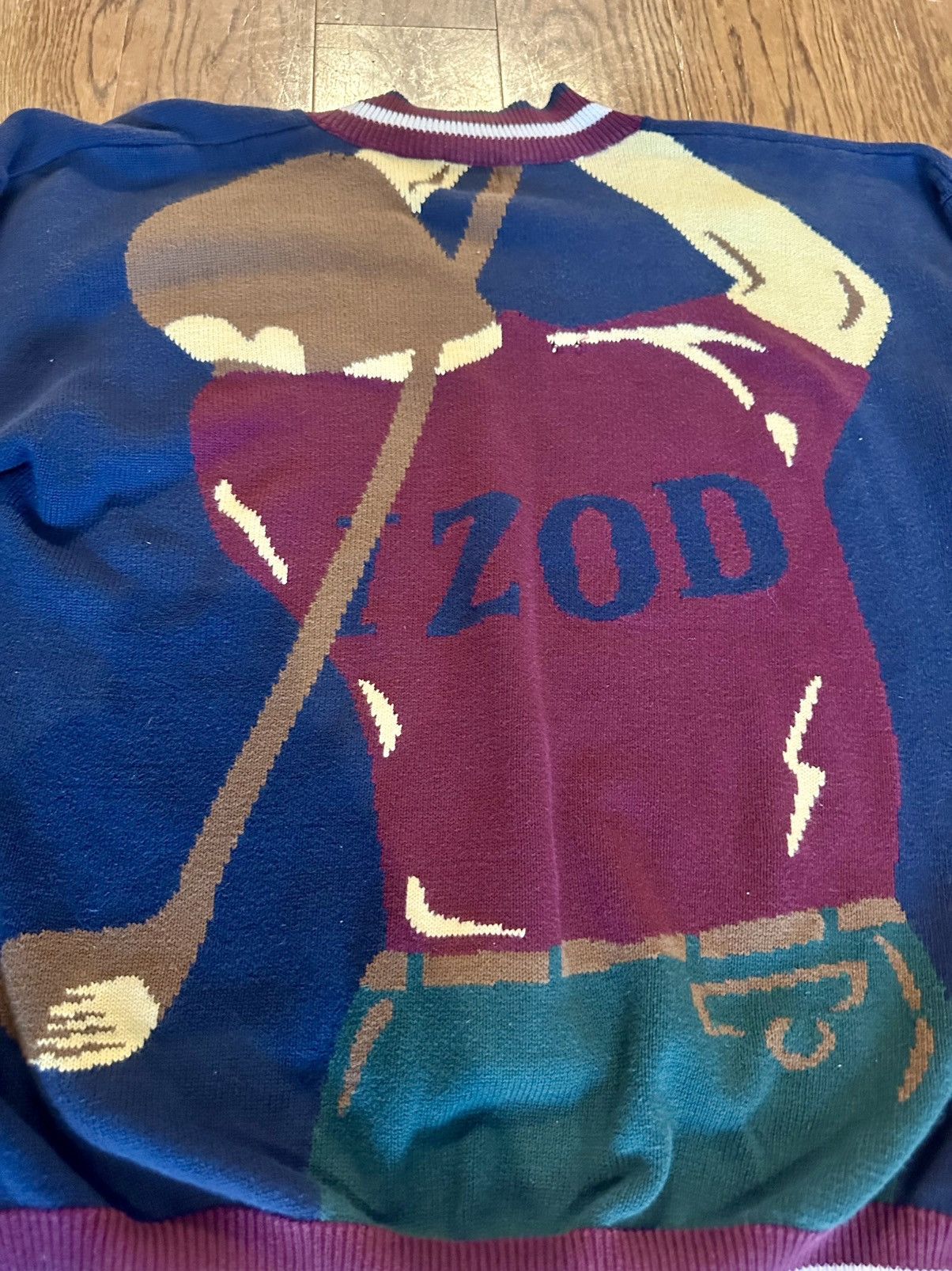 Izod × Vintage Izod Golf Preppy Sweater V Neck Large Graphic 90’s Y2K Size US L / EU 52-54 / 3 - 3 Thumbnail
