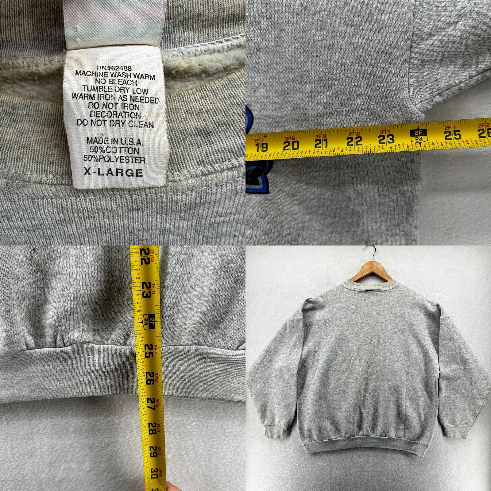 Vintage VINTAGE Knott’s Berry Farm Park Train Sweatshirt Crewneck XL Men Gray 90s Pullover Knit Sweatshirt Size US XL / EU 56 / 4 - 9 Thumbnail