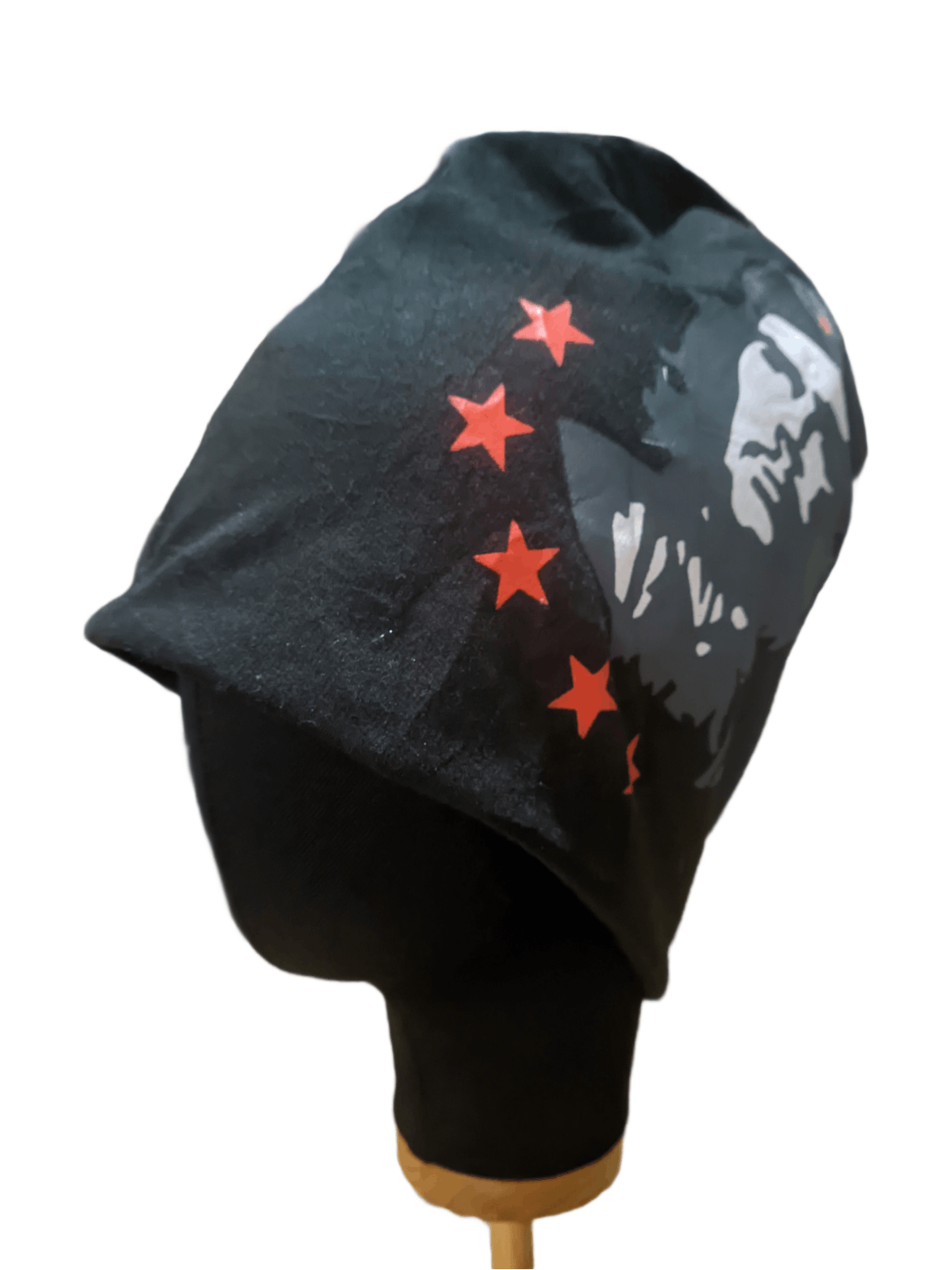 Other Black unisex beanie featuring a graphic of Che Guevara Size ONE SIZE - 1 Thumbnail