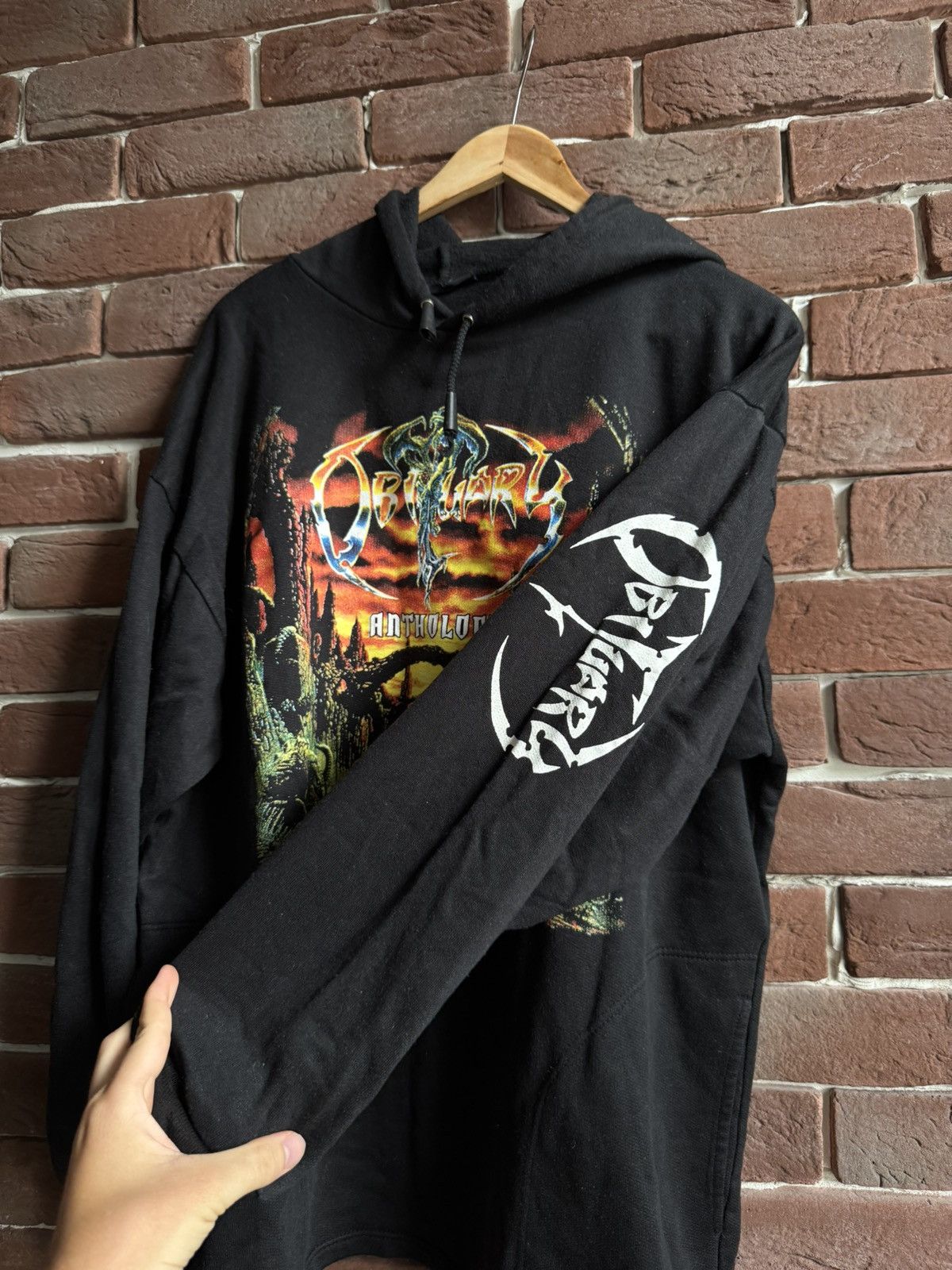 Band Tees 90s Obituary Anthology Vintage Death Metal Band Hoodie XL Size US L / EU 52-54 / 3 - 5 Thumbnail