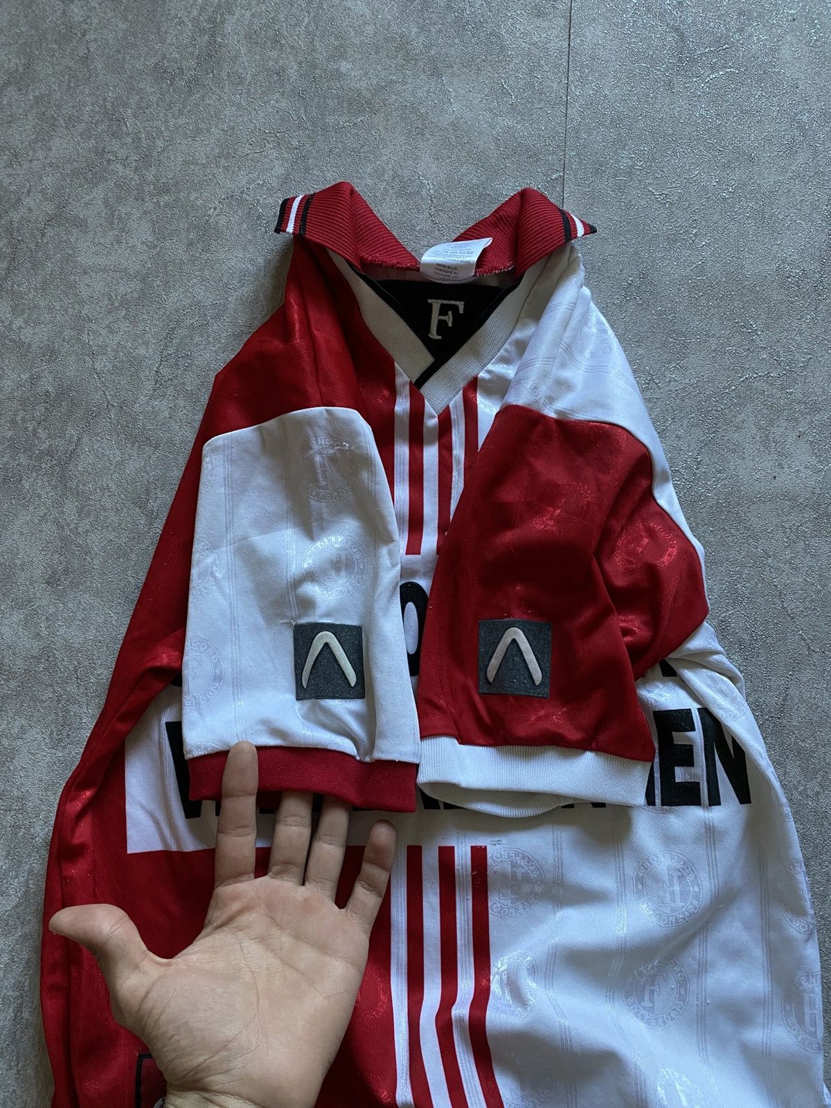 Adidas 1997/98 Feyenoord Rotterdam Home Adidas Jersey Made in UK Size US S / EU 44-46 / 1 - 15 Thumbnail