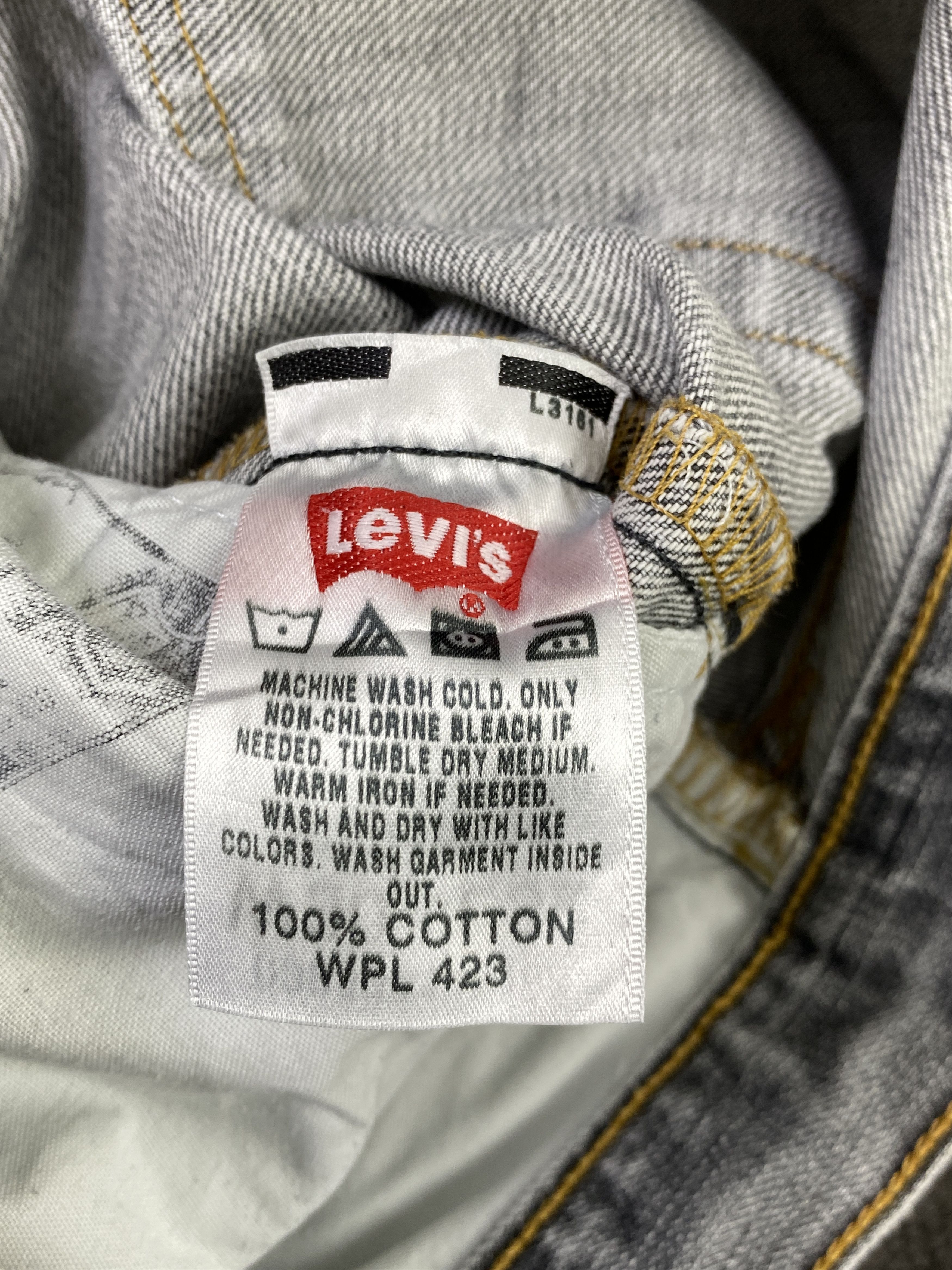 Levi's Vintage Levis 501 Faded Black Jeans DP2859 Size US 30 / EU 46 - 11 Thumbnail