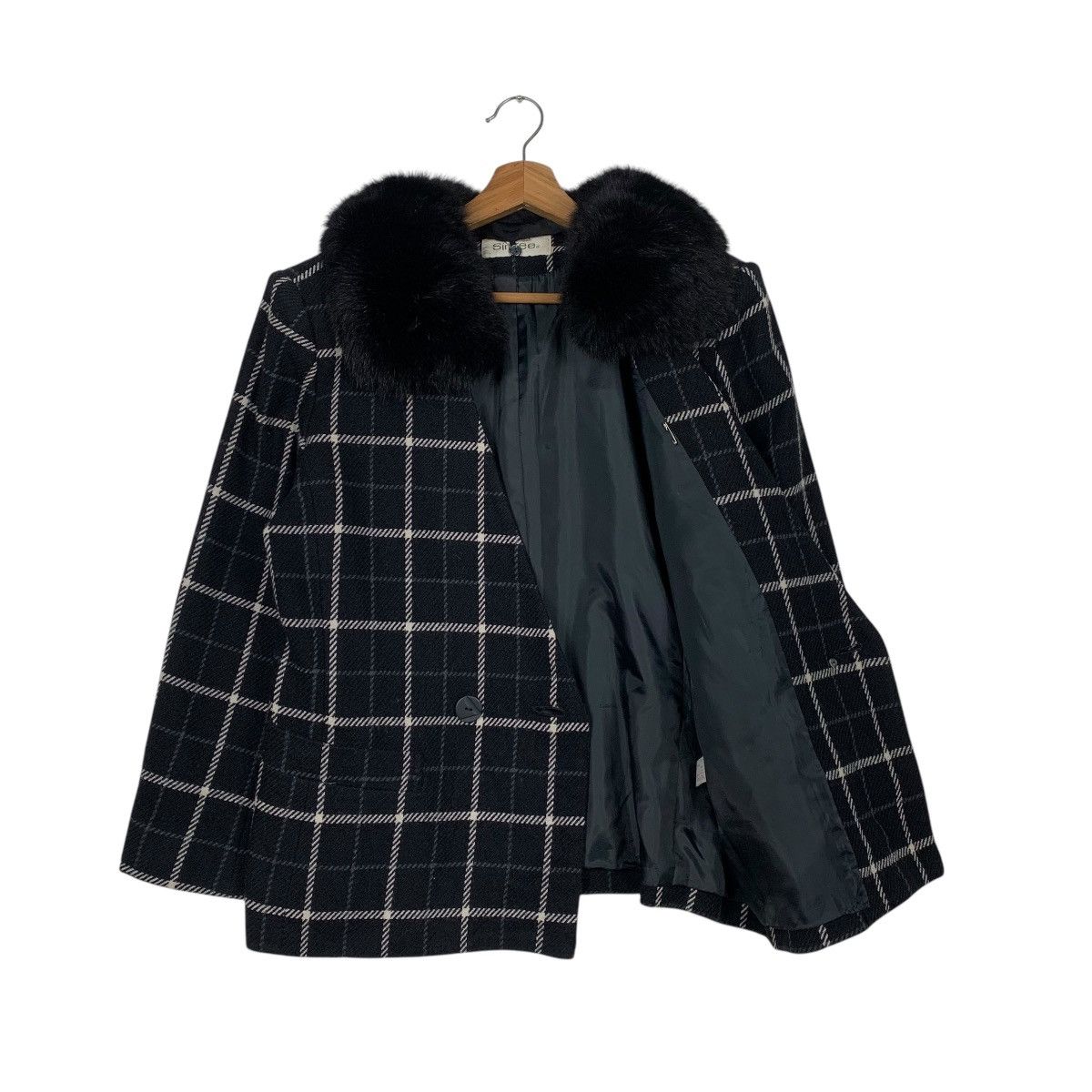 Japanese Brand Japanese Brand Simree Checkered Double Breasted Wool Jacket Size M / US 6-8 / IT 42-44 - 9 Thumbnail