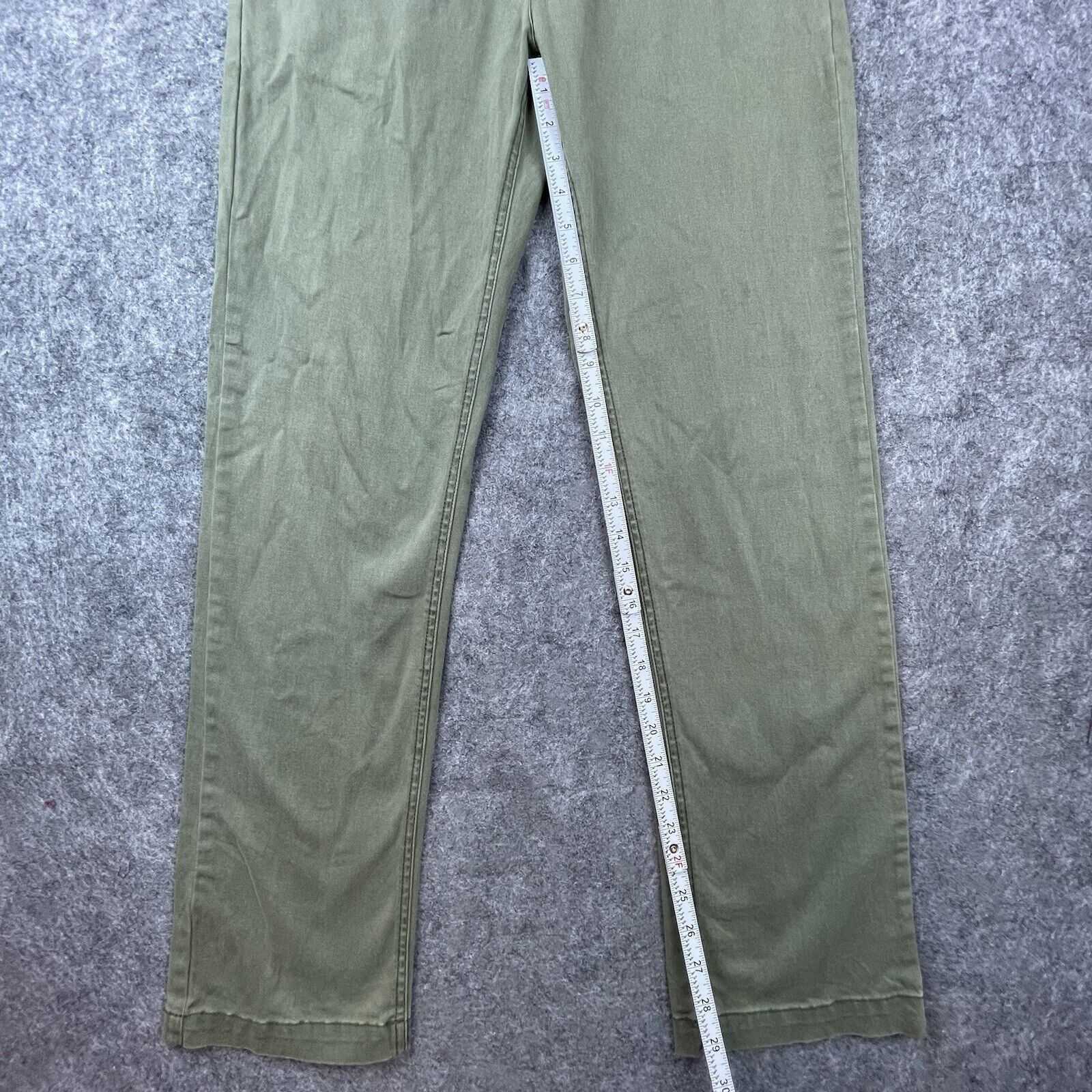 Michael Stars Michael Stars Pants Women 30 Khaki Green Straight Leg Cotton Size 30" / US 8 / IT 44 - 3 Thumbnail