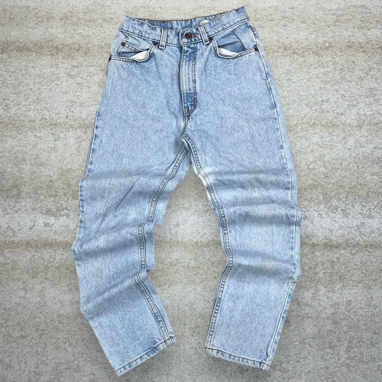Levi's Vintage 90s Orange Tab Levis Jeans 34x38 Regular Light Wash Size 24" / US 00 / IT 34 - 2 Thumbnail