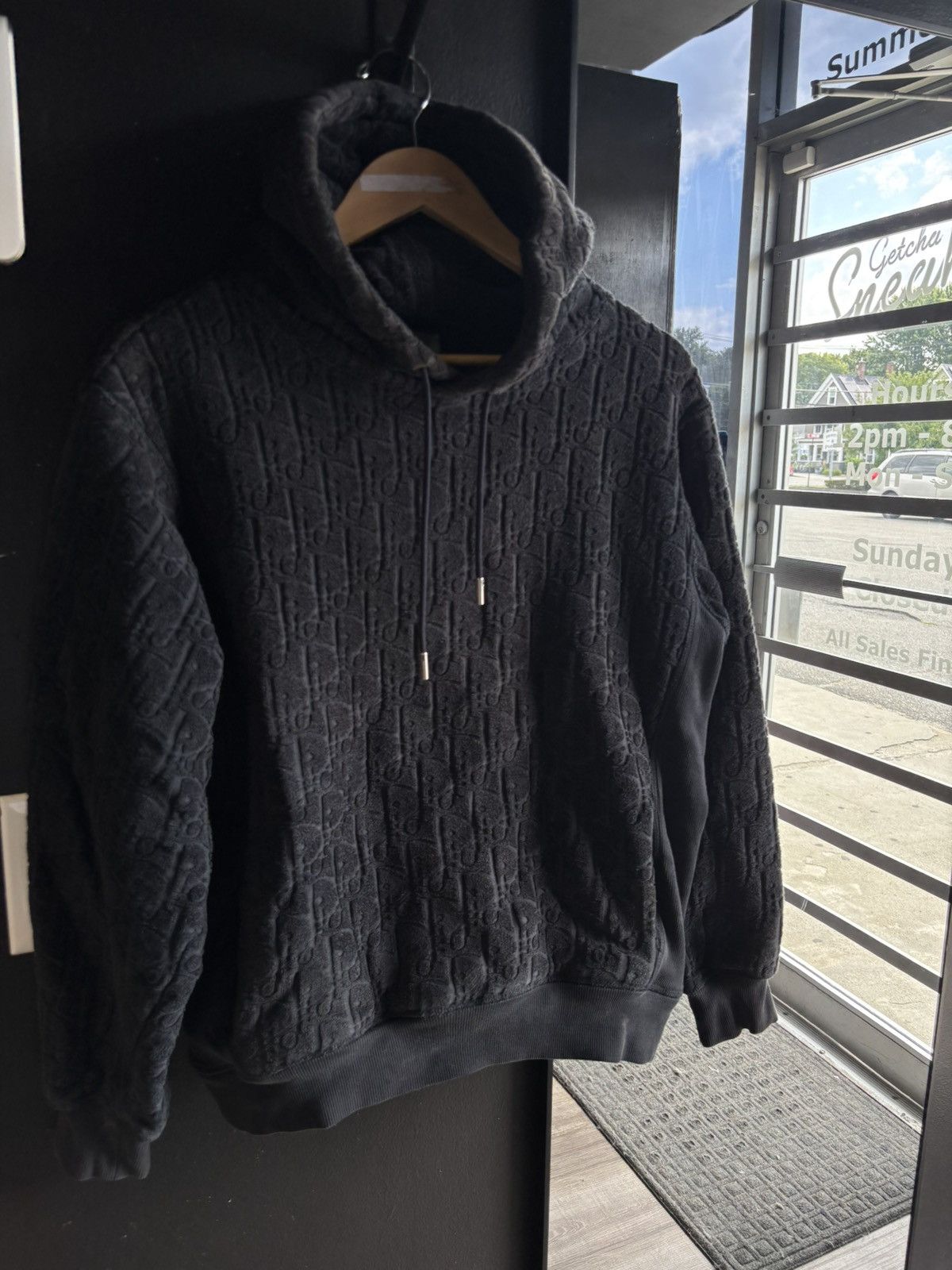 FIRM PRICE BUY NOW Dior oblique towel hoodie