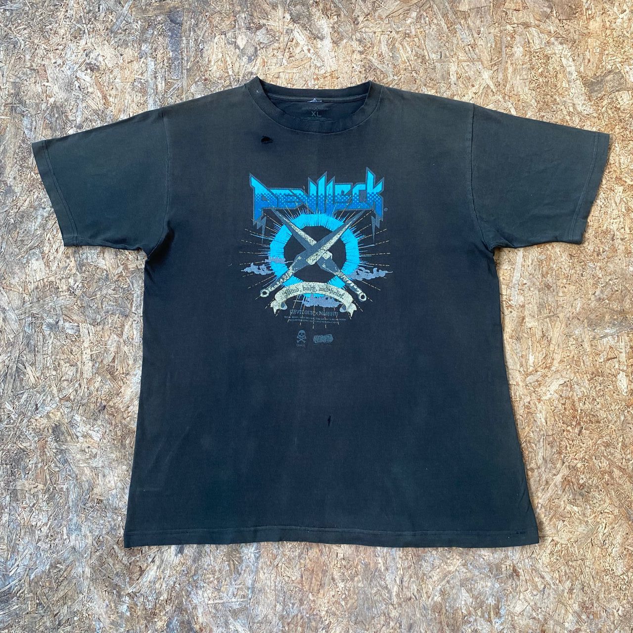 Anime Vintage Devilock X Naruto Anime Tshirt Size US XL / EU 56 / 4 - 1 Thumbnail