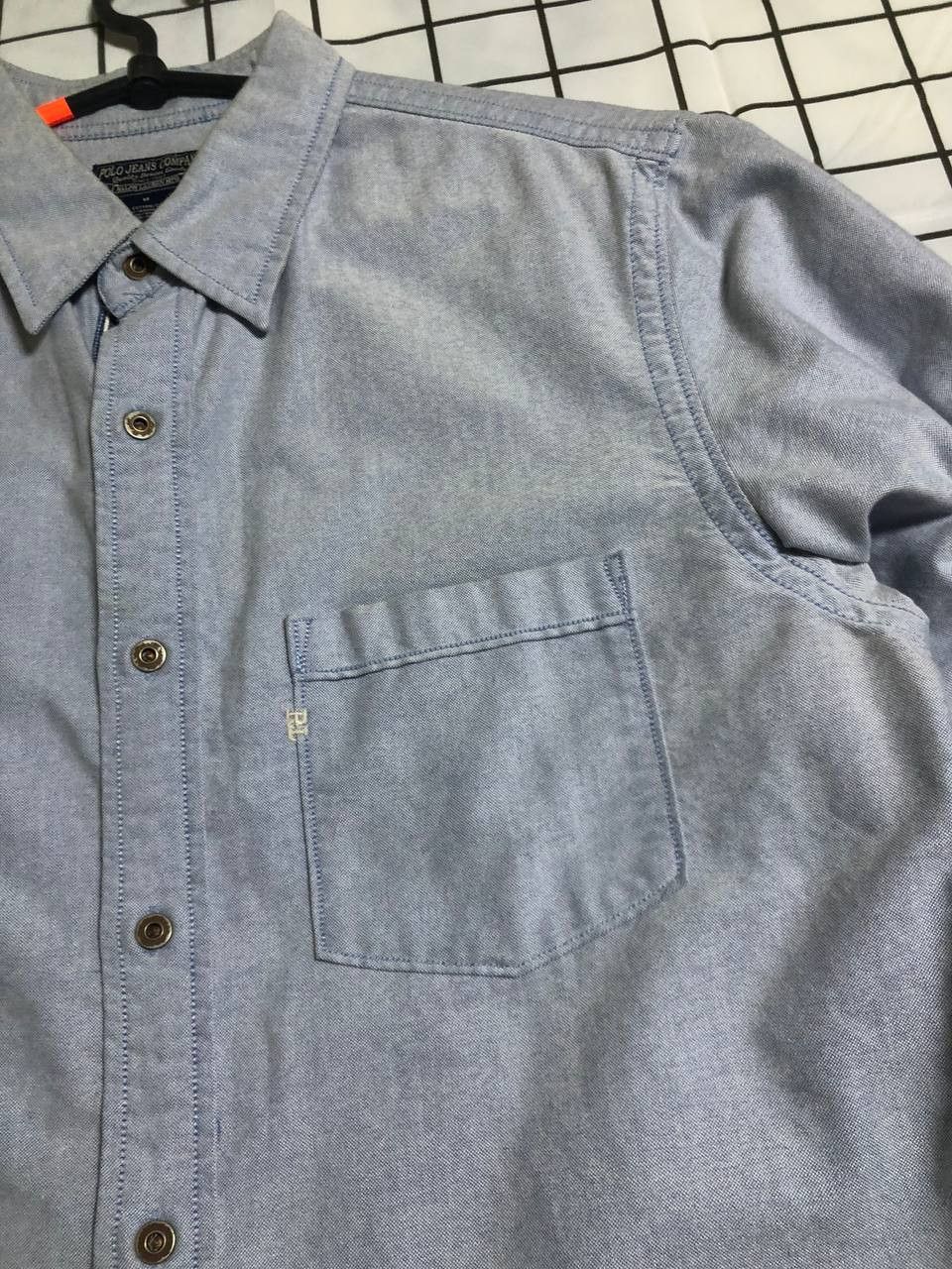 Polo Ralph Lauren Ralph Lauren Shirt Tall Solid Blue Multicolor Pony Button Size US M / EU 48-50 / 2 - 4 Thumbnail