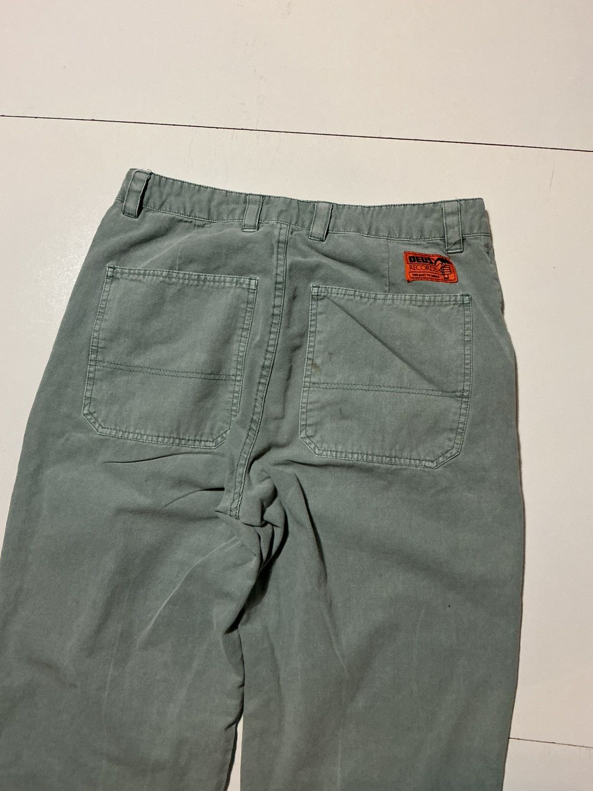 Deus Ex Machina $120 Deus Ex Machina Records Jett Record Canvas Pants Size US 31 - 11 Thumbnail