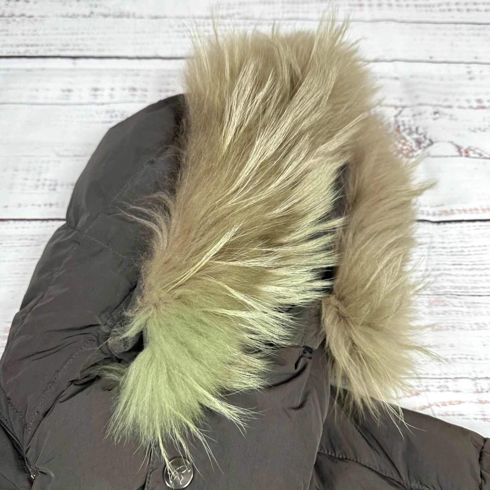 Canali Canali Men Parka Jacket Sz 54 US 44 Brown Faux Fur Hood Rain & Wind Tech Zip Front Size US S / EU 44-46 / 1 - 6 Thumbnail
