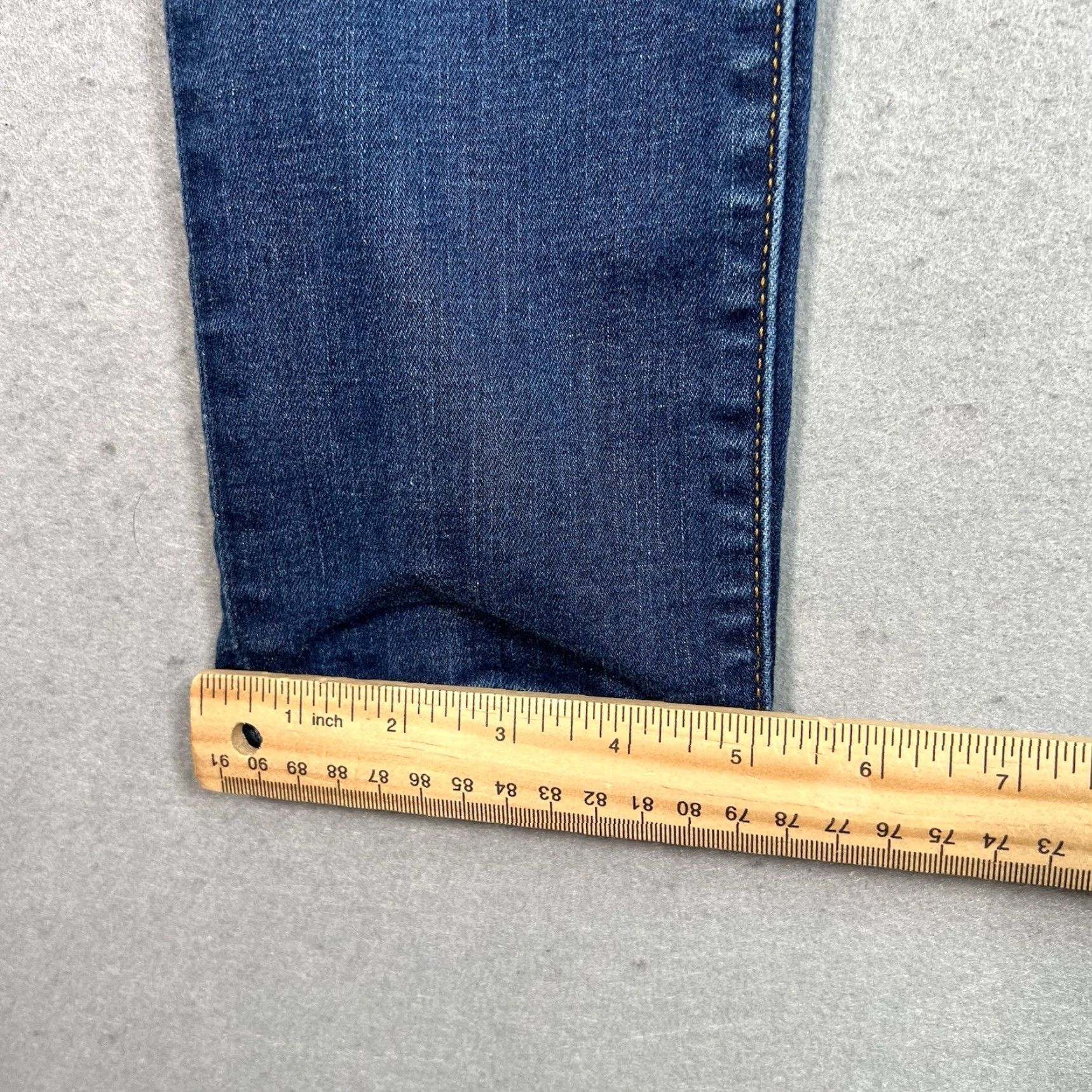 Vintage VINTAGE Pilcro And The Letterpress Skinny Jeans Adult Womens 27 Blue Dark Wash Slim Size 27" / US 4 / IT 40 - 6 Thumbnail