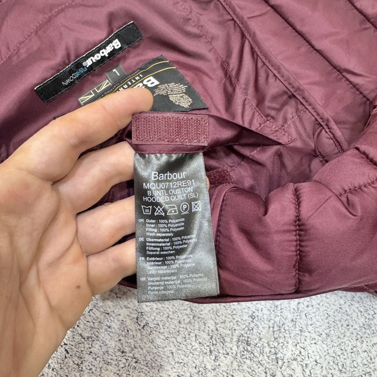 Barbour Barbour International Ouston Hooded Jacket L size Size US L / EU 52-54 / 3 - 14 Thumbnail
