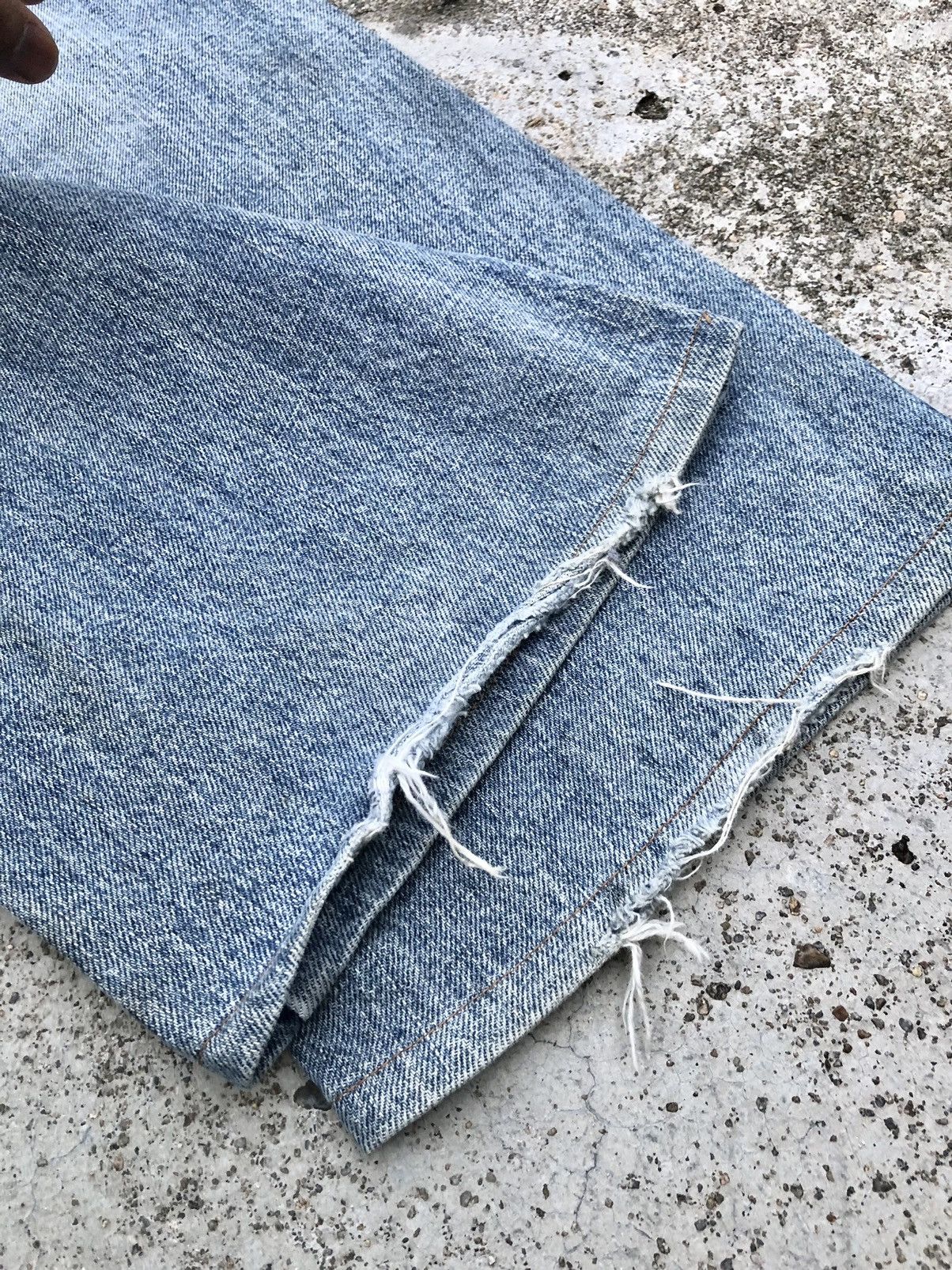 Hypebeast FLARED⚡️⚡️TEQUILA DISTRESSED JEANS Size US 30 / EU 46 - 7 Thumbnail