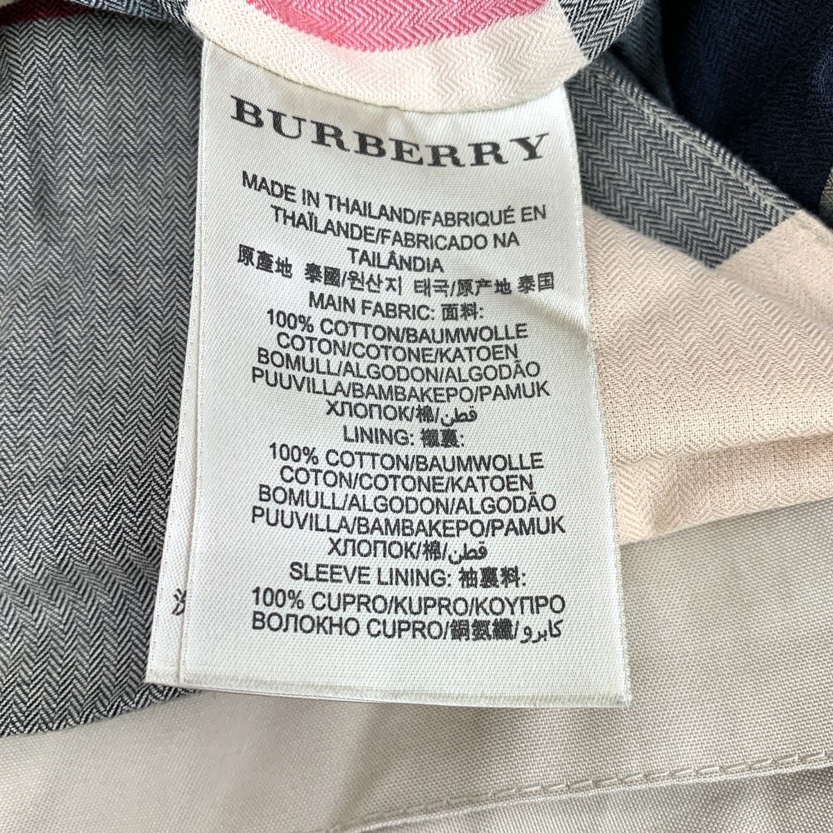 Burberry Burberry Bbr Khaki Cotton Belted Section Trench Coat Size XS / US 0-2 / IT 36-38 - 6 Thumbnail