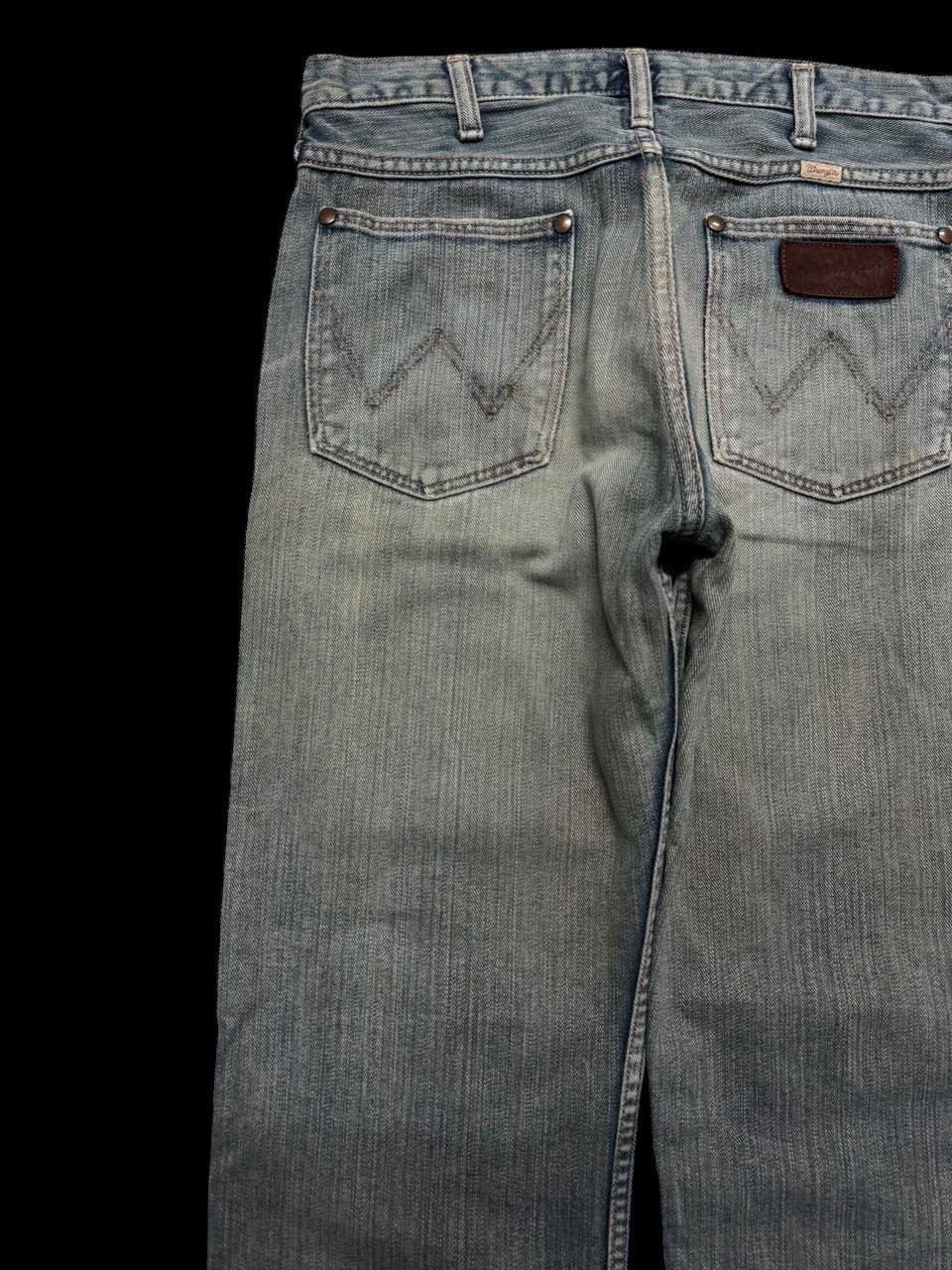 Other INSANE THRASHED 90s Wrangler Mudwash Distressed Sick Style Size US 30 / EU 46 - 14 Thumbnail