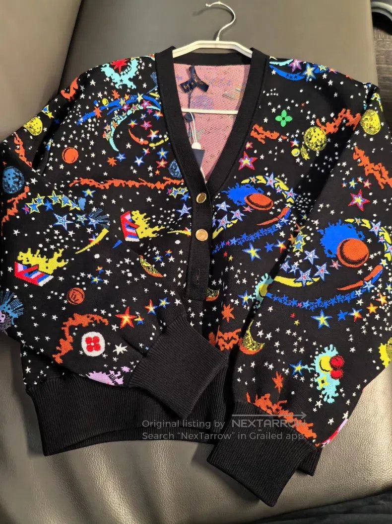 Louis Vuitton Louis Vuitton Milky Way Star Knit Cardigan sweater Size US M / EU 48-50 / 2 - 3 Thumbnail