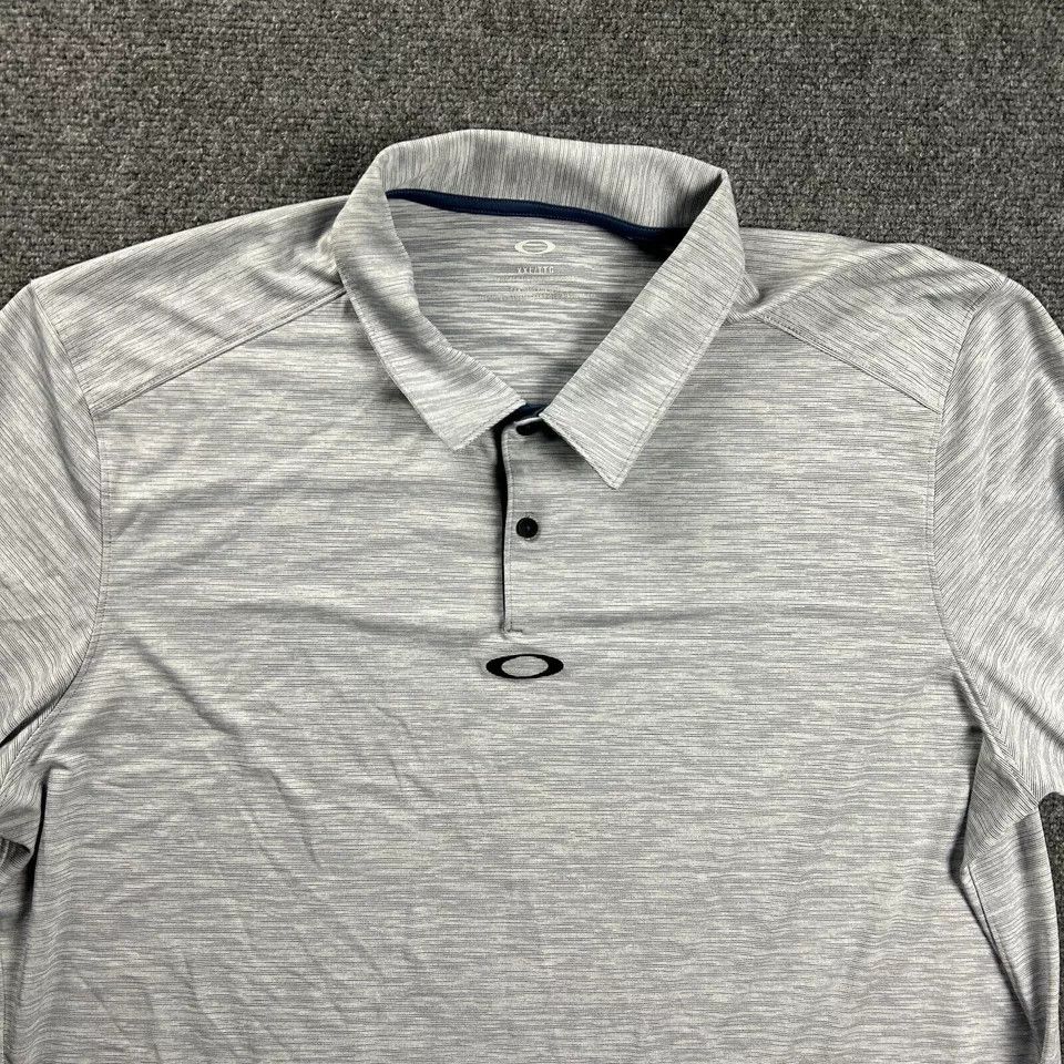 Oakley Oakley Polo Shirt Mens XXL Gray Tailored Fit 2XL Golf Size US XXL / EU 58 / 5 - 2 Thumbnail