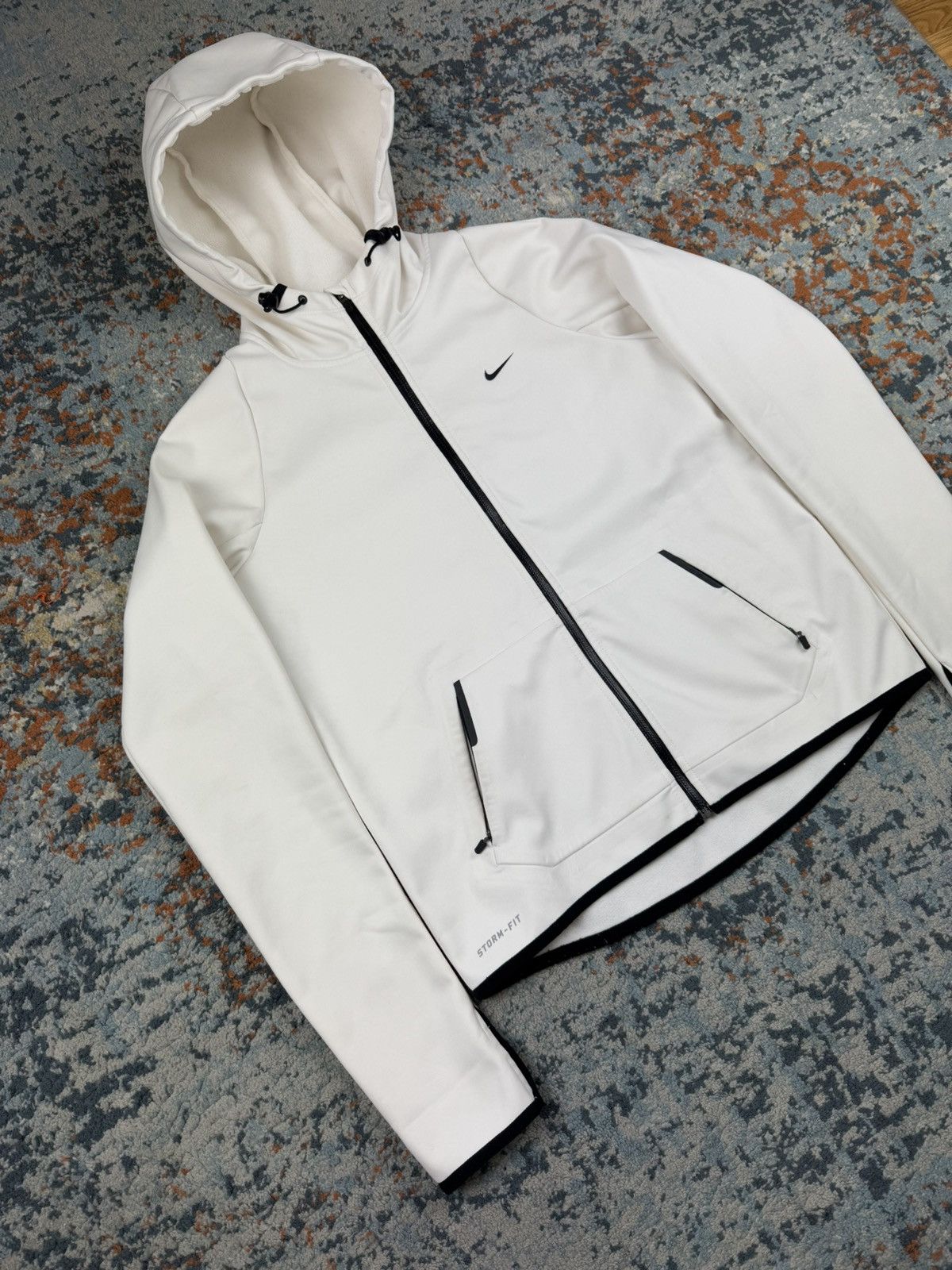 Nike × Vintage 🥷 Nike Storm-Fit softshell jacket tech tech fleece style Size US S / EU 44-46 / 1 - 4 Thumbnail