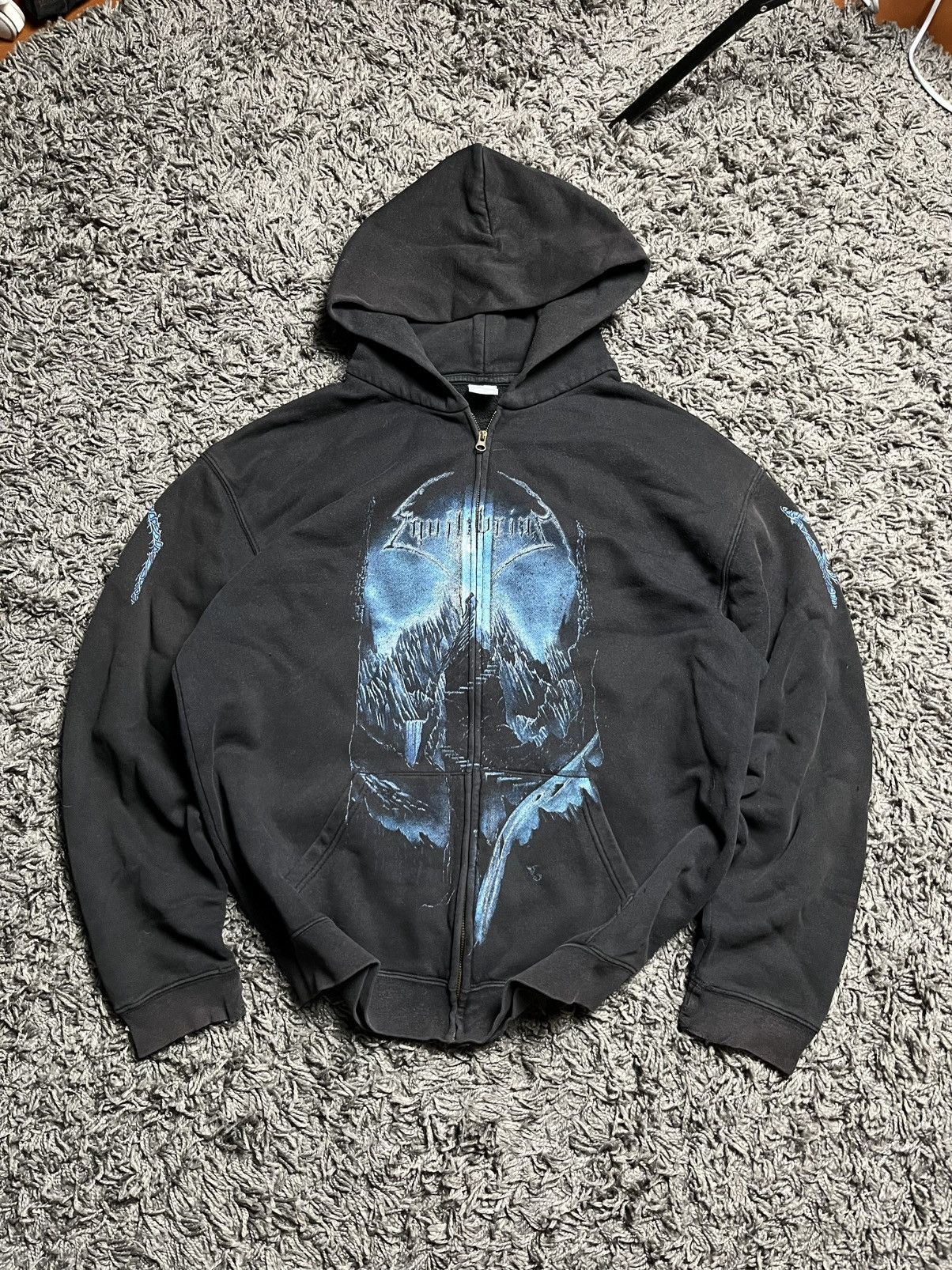 Band Tees Equilibrium "Butterfly" Metal Graphic Hoodie Rare Band Merch Size US L / EU 52-54 / 3 - 2 Thumbnail