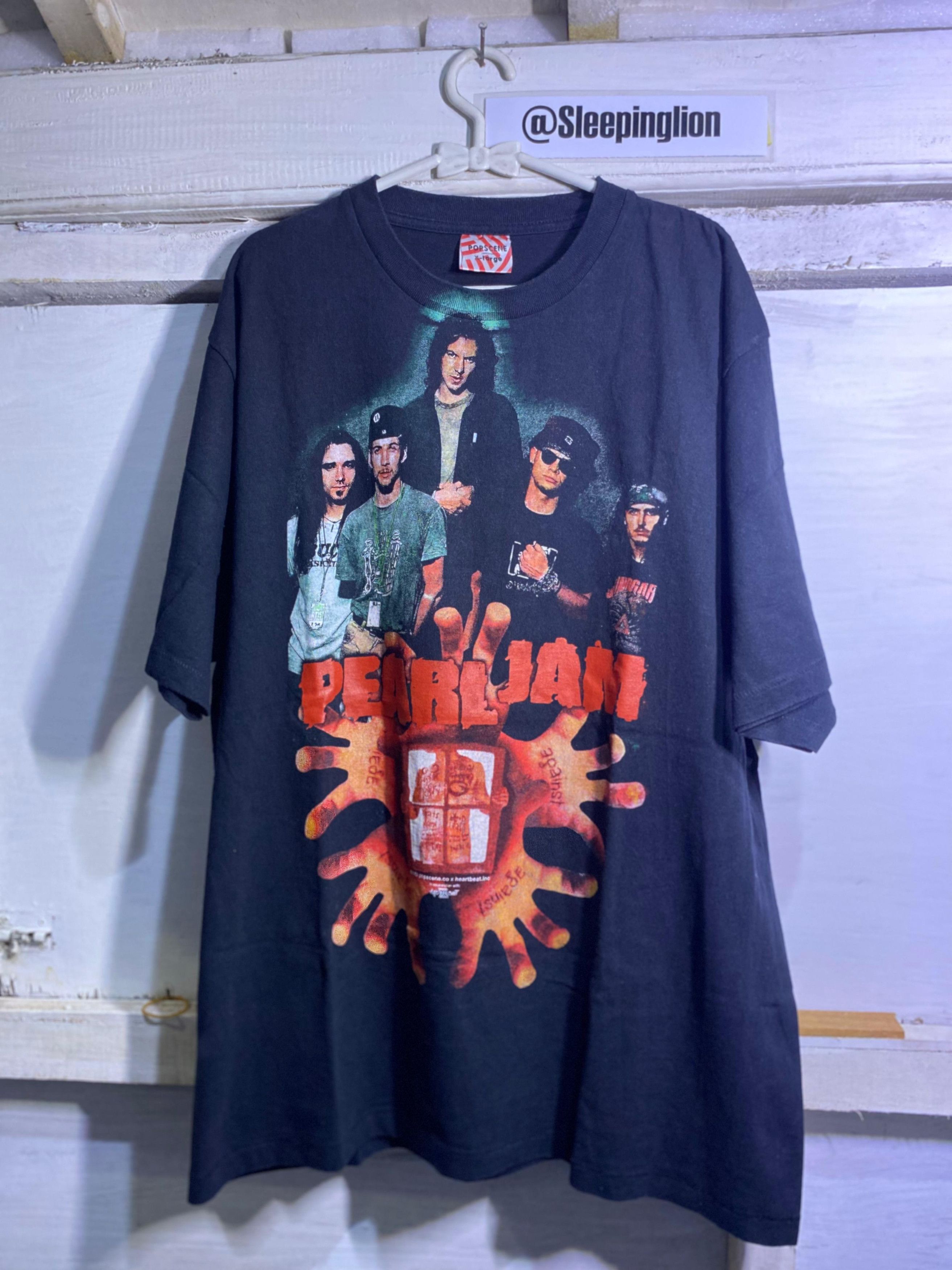Band Tees × Vintage Pearl Jam bootleg x Five against one Size US XL / EU 56 / 4 - 1 Thumbnail