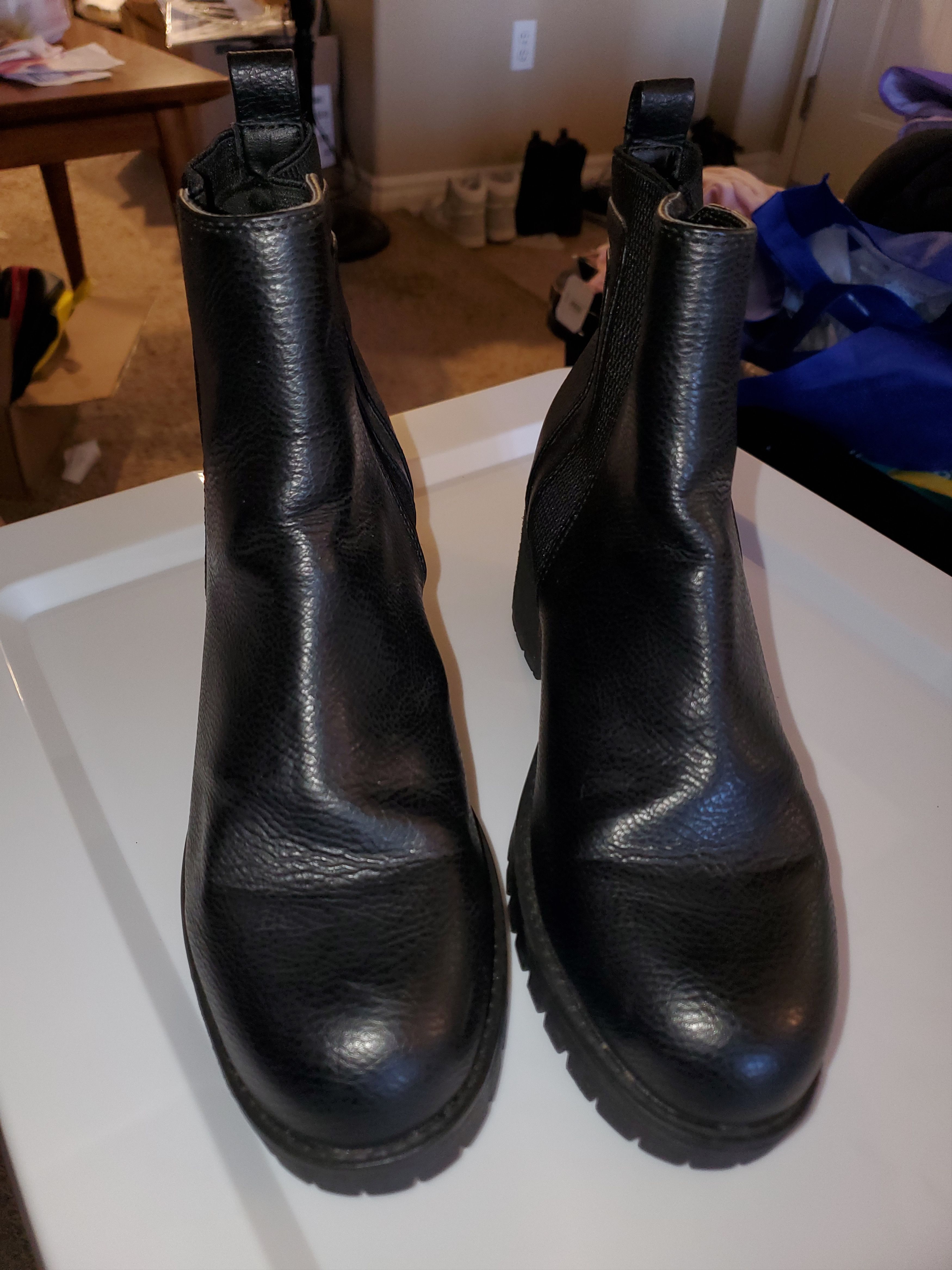 Other MIA Colten black faux leather ankle boots (size 9) Size US 9 / IT 39 - 2 Thumbnail