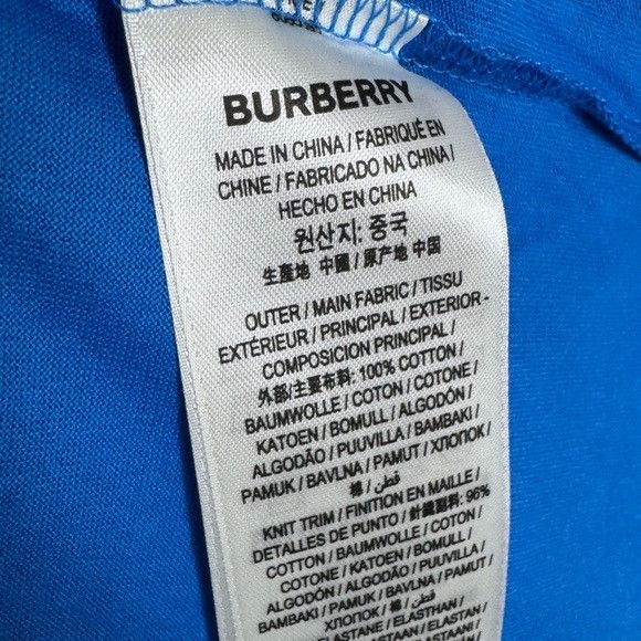 Burberry Burberry Harriston T-Shirt Blue Men’s XL Size US XL / EU 56 / 4 - 5 Thumbnail