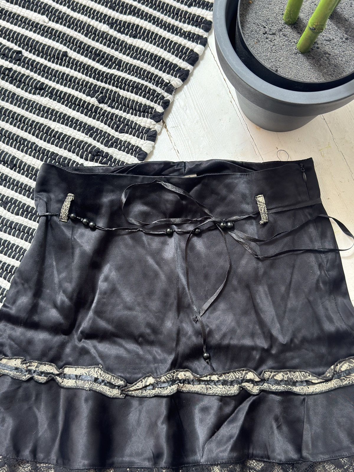 Other VINTAGE 2000s RUSHES MINI SKIRT Size 28" / US 6 / IT 42 - 6 Thumbnail