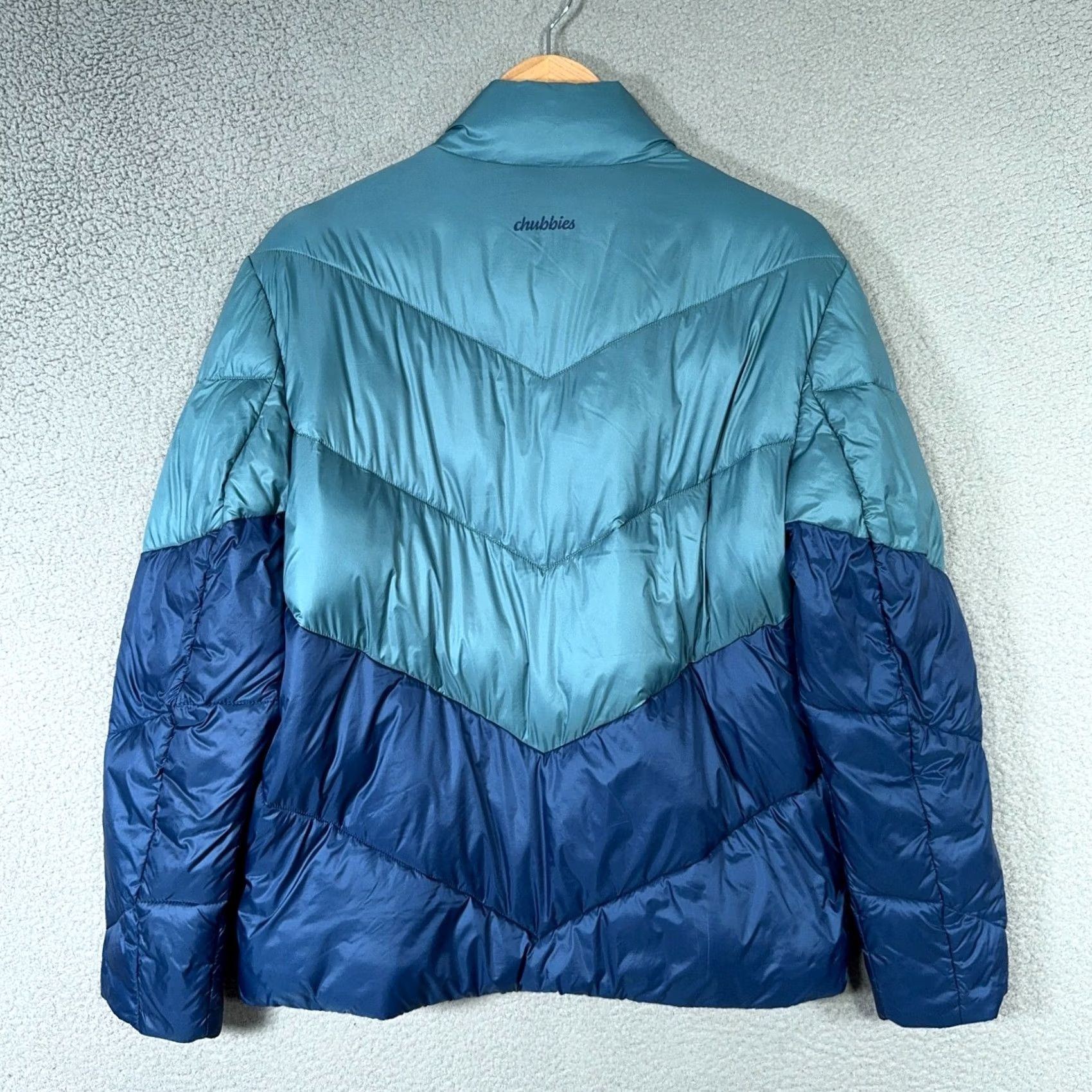 Chubbies Chubbies Puffer Jacket Mens Small Colorblock Wanders Club Full Zip Quilted Coat Size US S / EU 44-46 / 1 - 2 Thumbnail