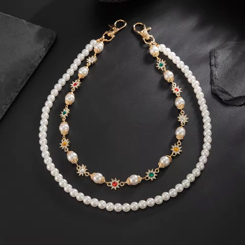 Jewelry Double Layer Wallet chain Size ONE SIZE - 6 Thumbnail