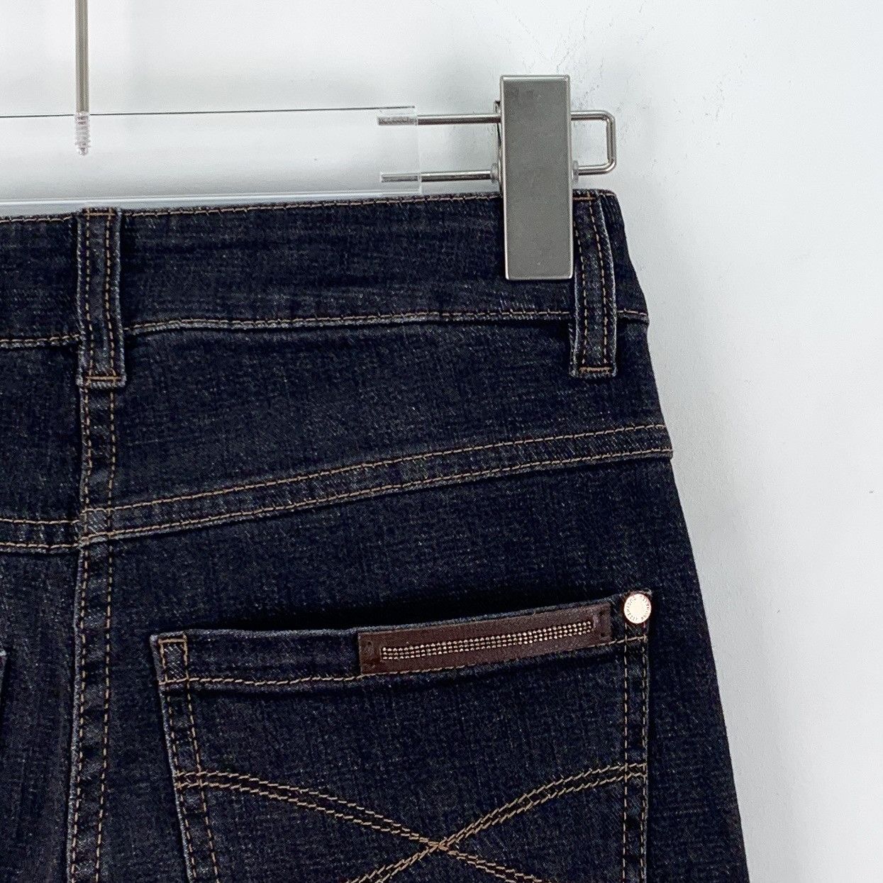 Brunello Cucinelli Brunello Cucinelli Black Cotton Denim Casual Pants K26WX Size 25" / US 0 / IT 36 - 5 Thumbnail