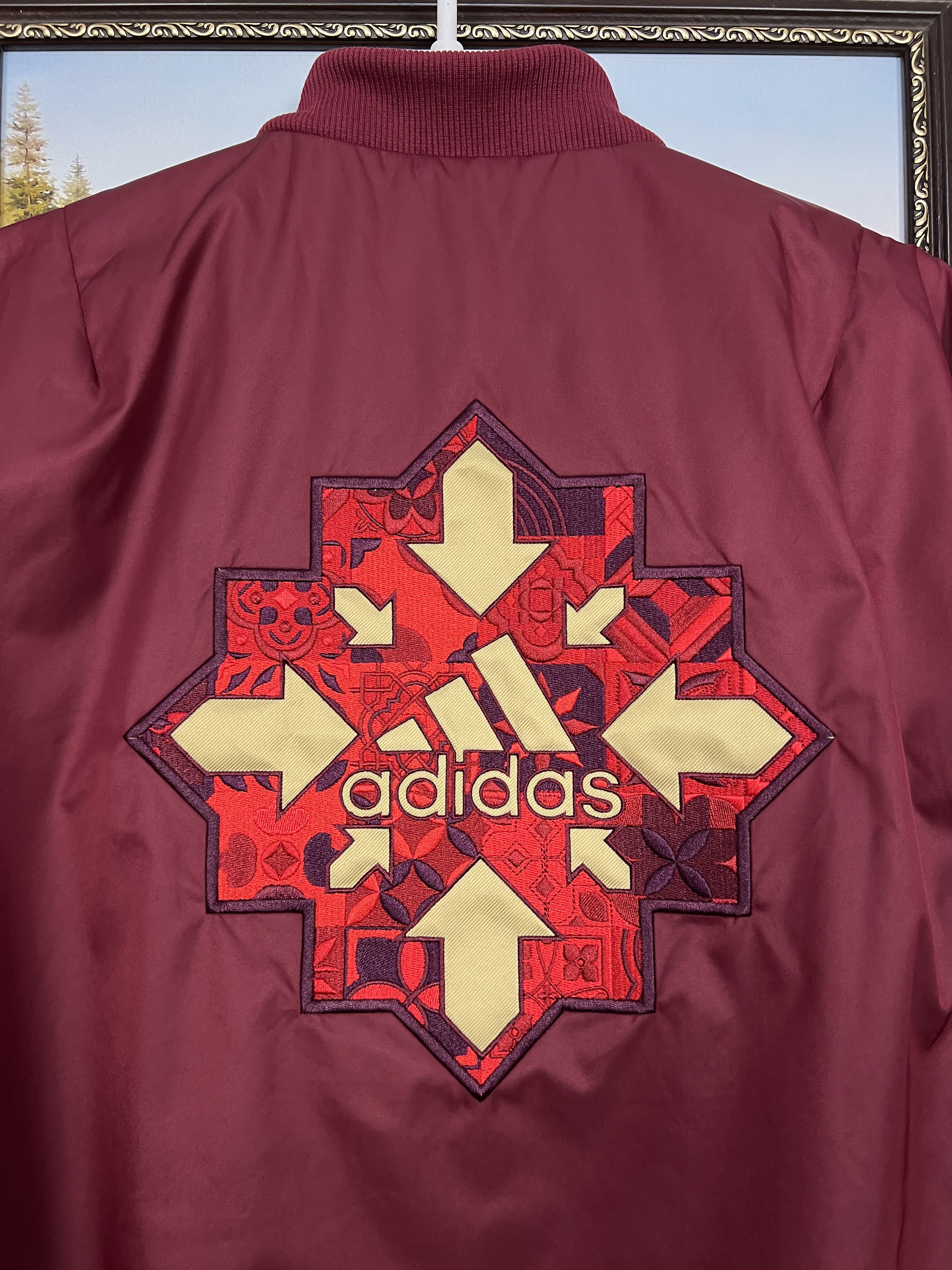 Adidas Adidas Bayern Munich Football Red Jacket Soccer Size US L / EU 52-54 / 3 - 18 Thumbnail