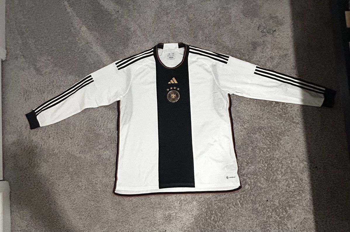 Adidas 2022 World Cup Germany long sleeve jersey Size US XXL / EU 58 / 5 - 1 Thumbnail