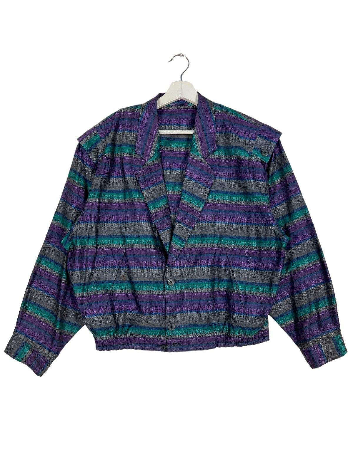 Nazareno Gabrielli 🔥 NAZARENO GABRIELLI SPORTS STRIPE JACKET Size M / US 6-8 / IT 42-44 - 1 Thumbnail