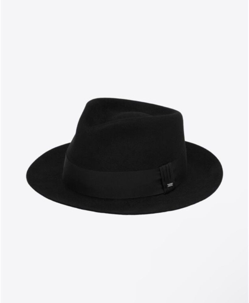 Saint Laurent Paris Saint Laurent Fedora Hat in Rabbit Felt size 58 Size ONE SIZE - 1 Thumbnail