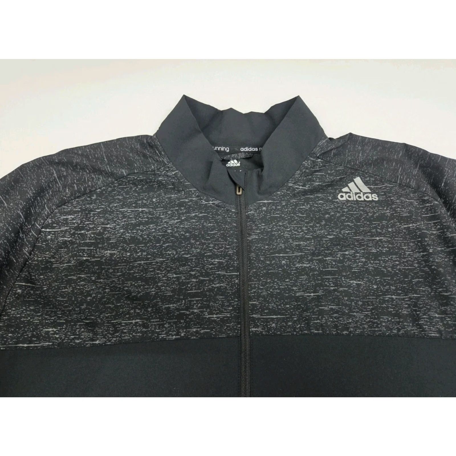 Adidas Adidas Running Super Nova Jacket Mens Full Zip XL Black/Grey Windbreaker Lightweight Softshell Size US XL / EU 56 / 4 - 4 Thumbnail