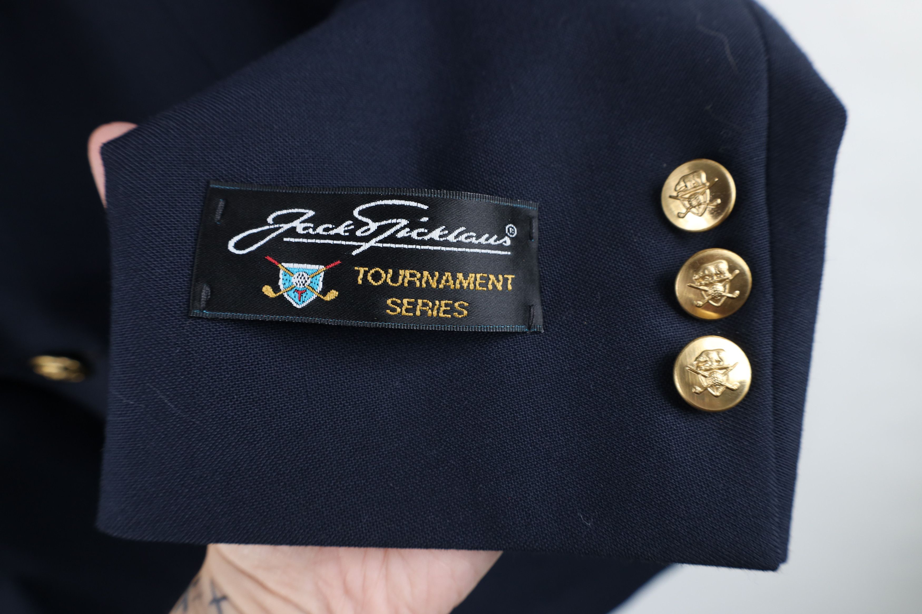Vintage Deadstock Vintage 70s 80s Jack Nicklaus Blazer Suit Jacket Size US XL / EU 56 / 4 - 4 Thumbnail