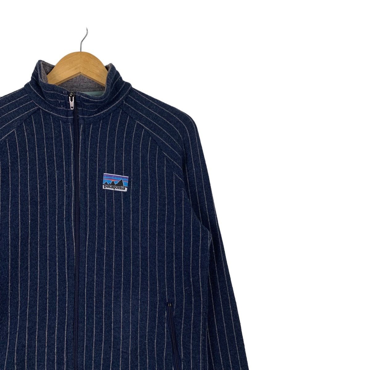 Patagonia PATAGONIA Blue Striped Sweater Jacket #1102-C50 Size US M / EU 48-50 / 2 - 5 Thumbnail