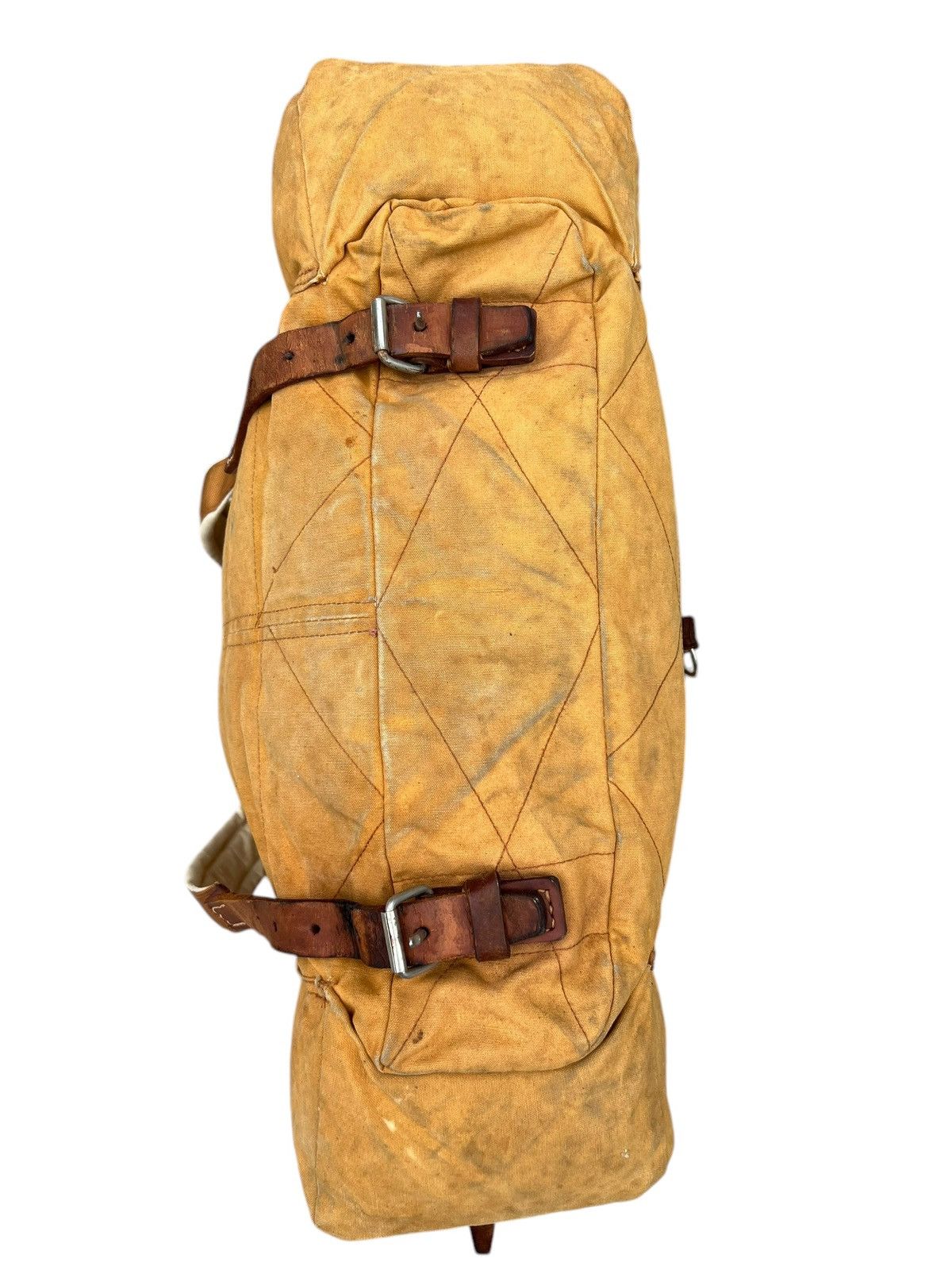 Vintage Distress Fade 60s 70s Japan Duck Canvas Hiking Backpack Huge Size ONE SIZE - 18 Thumbnail