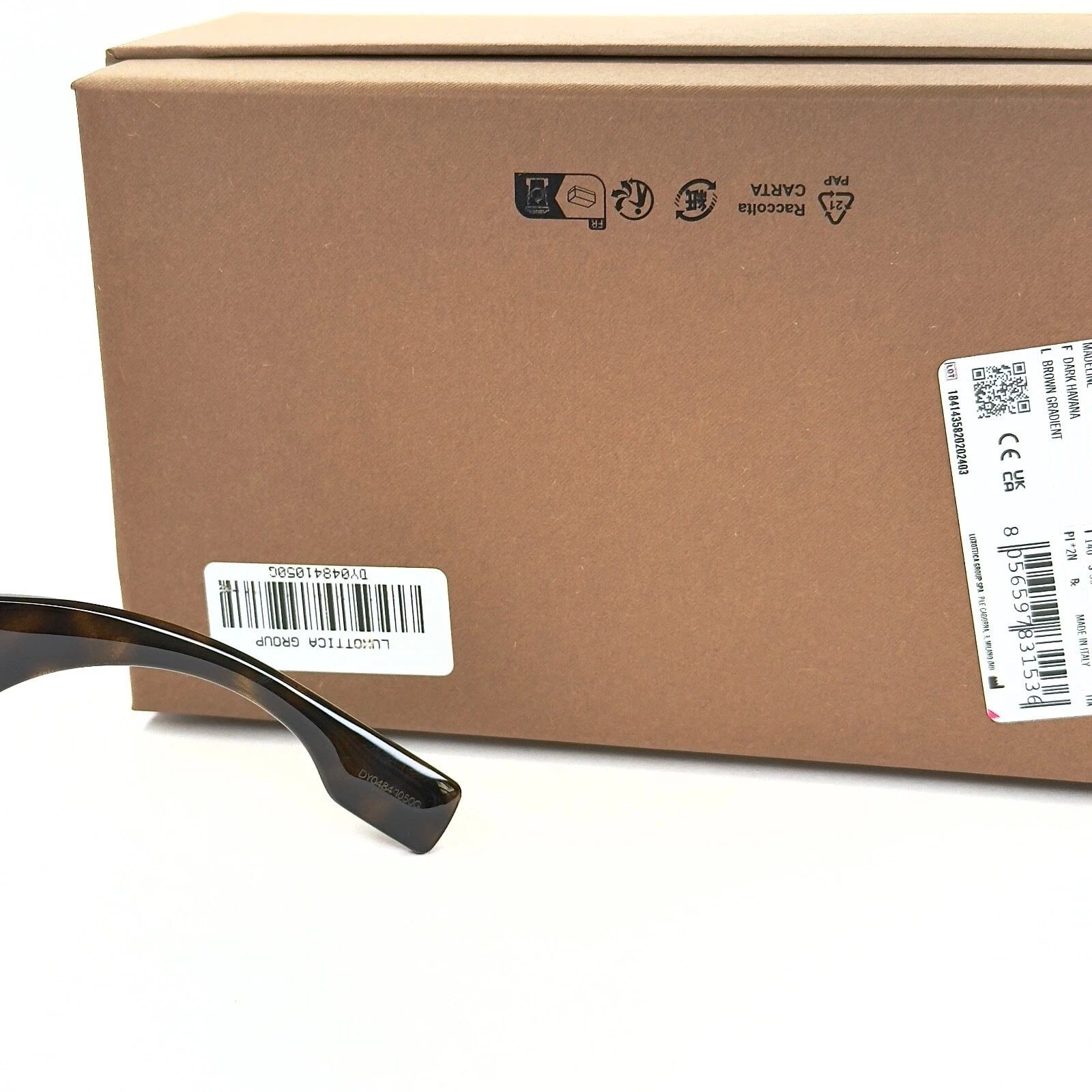 Burberry BURBERRY 4291 BE4291 Black White Rectangular Logo Mask Size ONE SIZE - 5 Thumbnail
